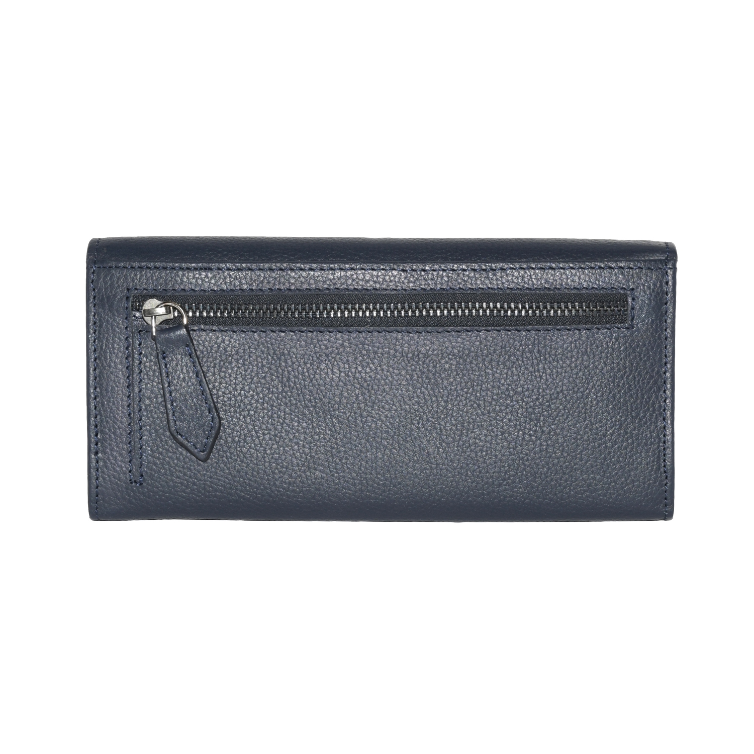 Club Rochelier Ladies Leather Clutch Wallet with Gusset Navy