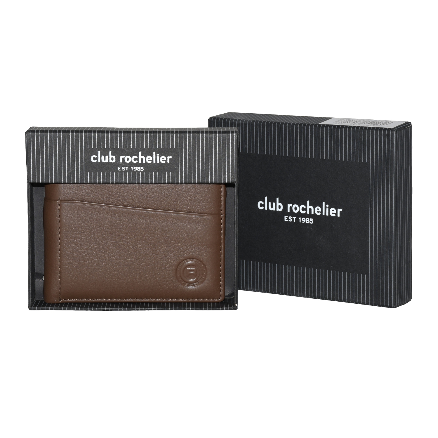 Club Rochelier Slimfold Wallet with Removable ID Brown