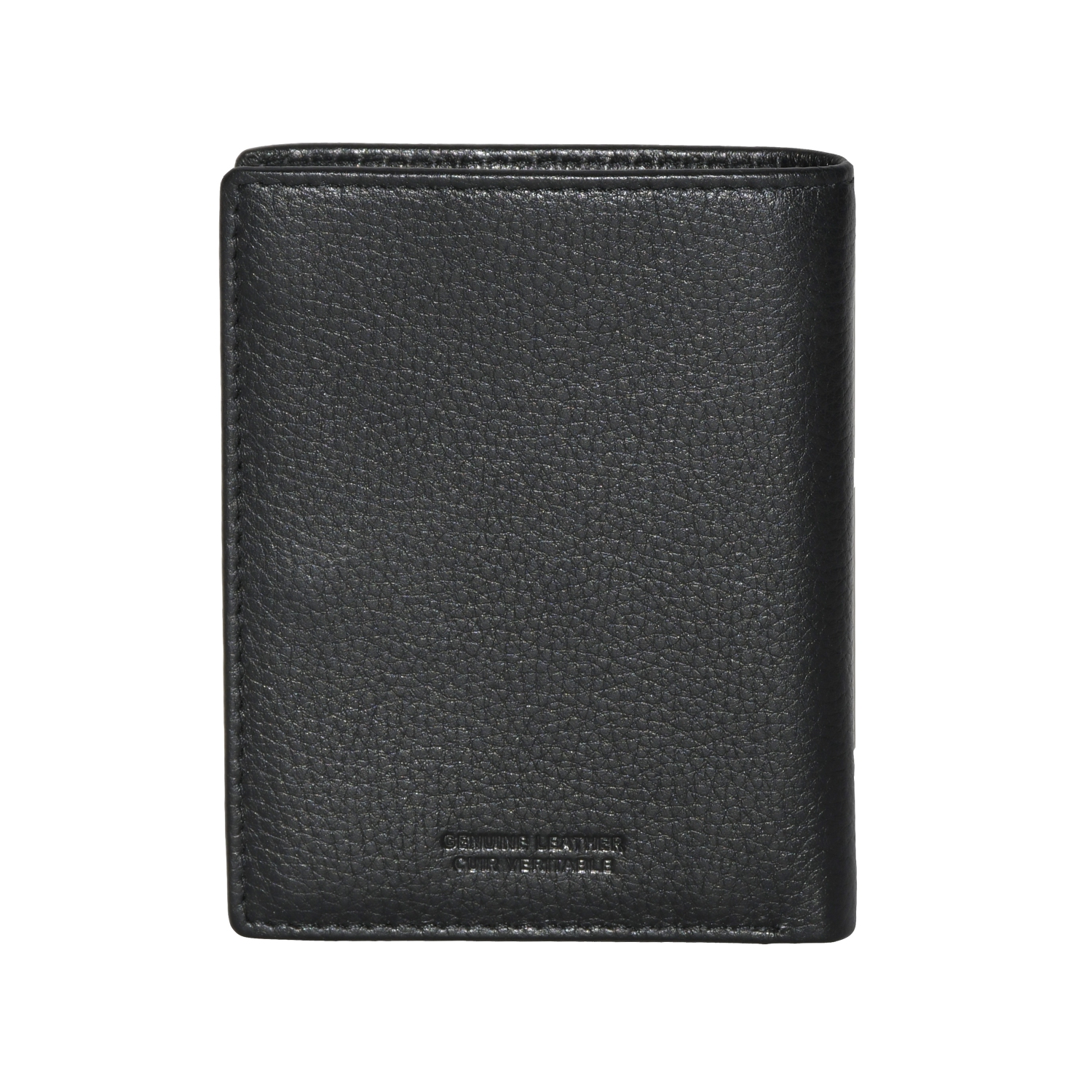 Club Rochelier Men's Snap Cardholder and Billfold Wallet Black