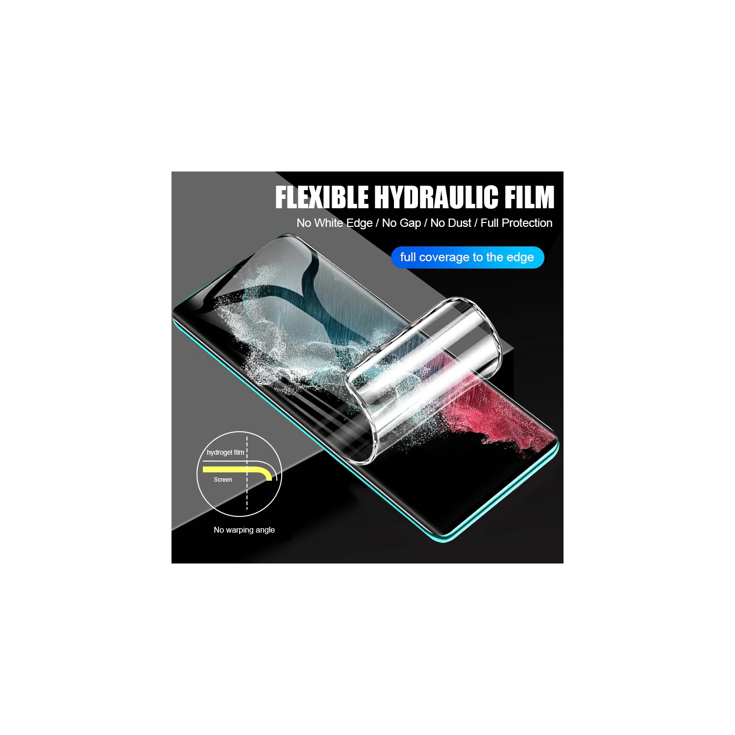 SuperShield [2 Pack] Hydrogel Screen Protector for Samsung Galaxy S23 5G Full Coverage Soft TPU Protective Film, Anti-Glare HD Ultra Clear No-Bubble