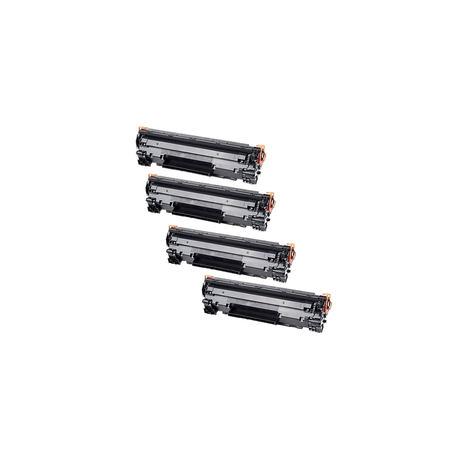 Max Saving - 4Pack Compatible Black Toner Cartridge for HP 35A CB435A, HP LaserJet P1005, P1006, P1007