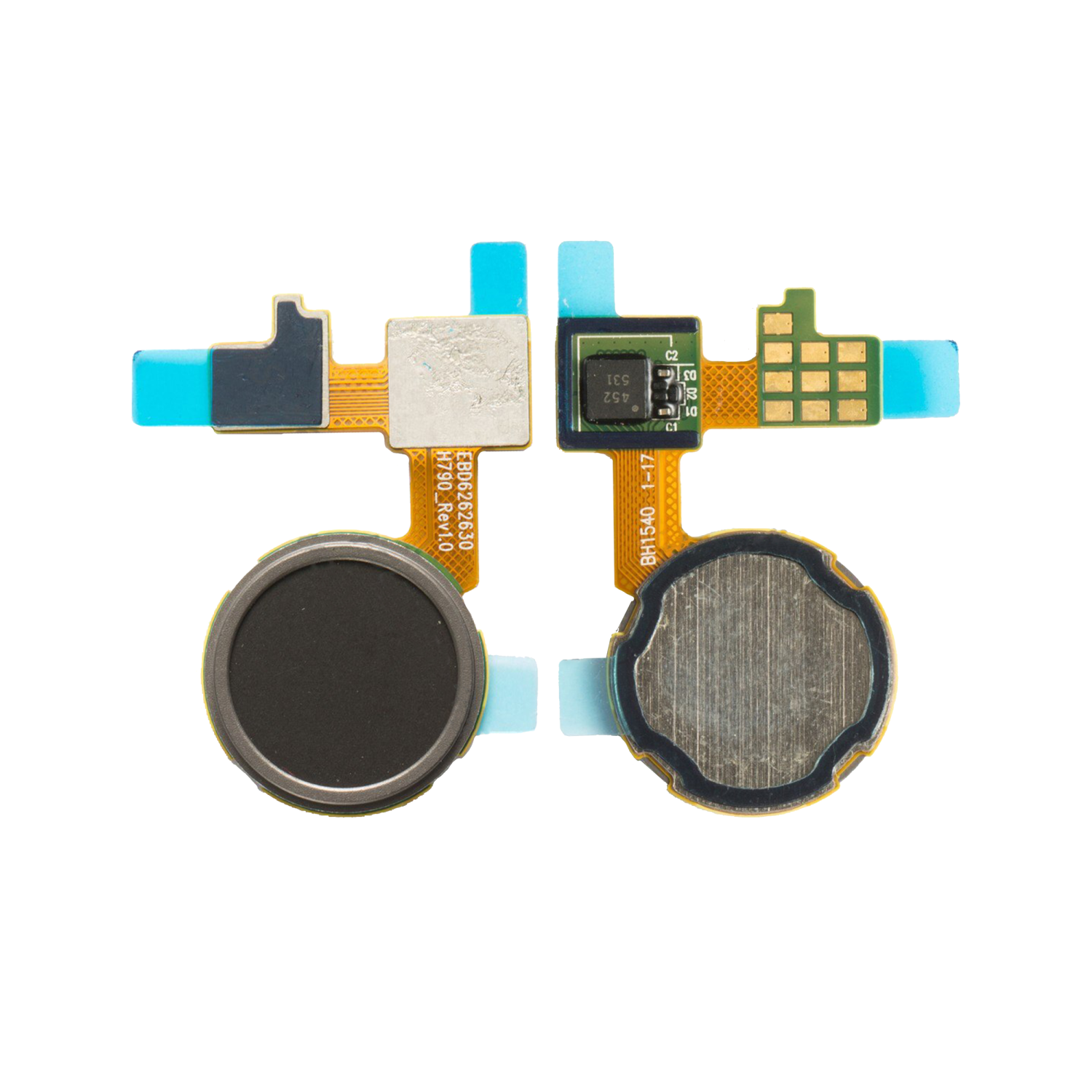 Replacement Home Button With Flex Cable Compatible For Nexus 5x (Black)