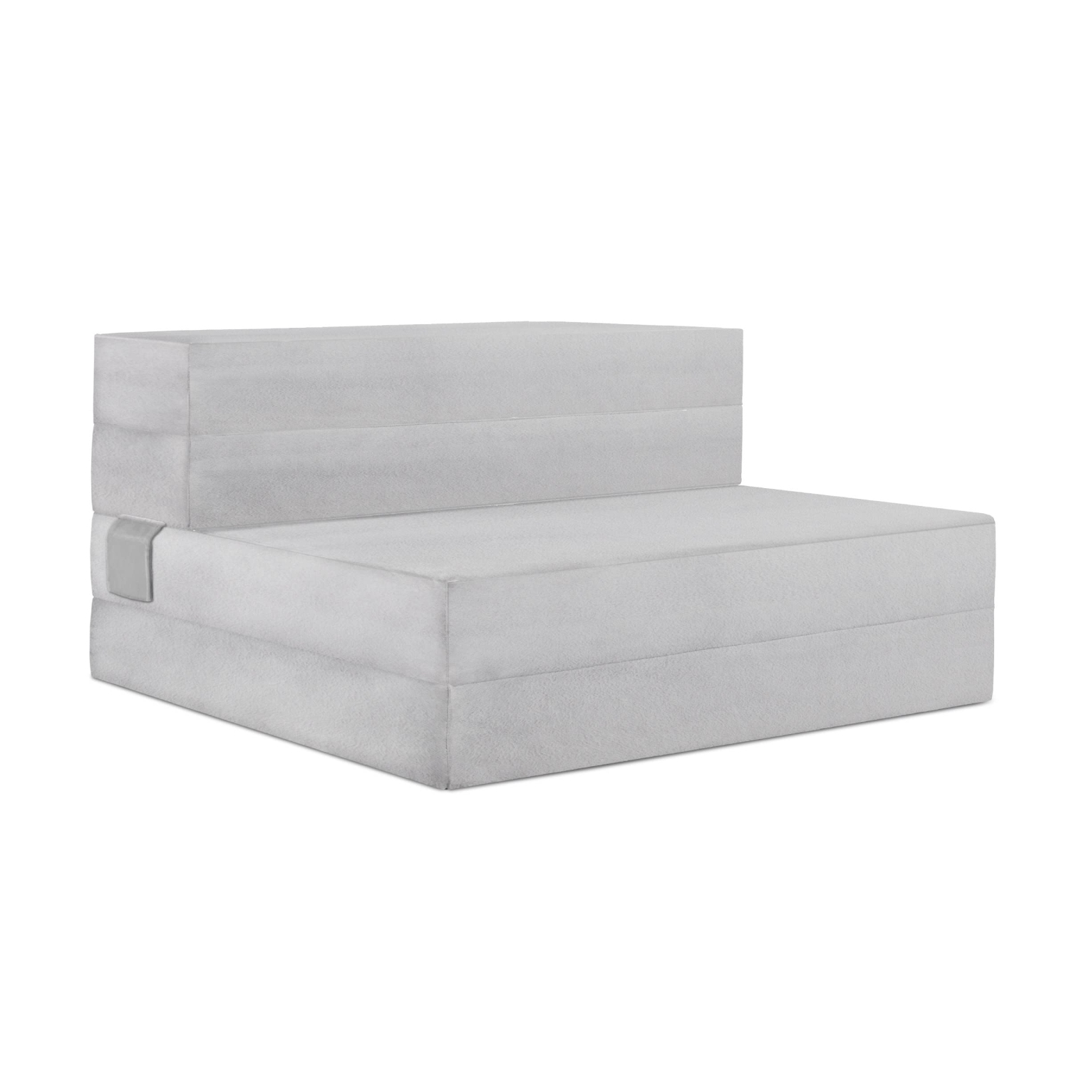 Canapé à trois volets Heyward 4.5 po + très grand matelas jumeau, lavable à la machine TG matelas jumeau 78 x 38 x 4.5 po