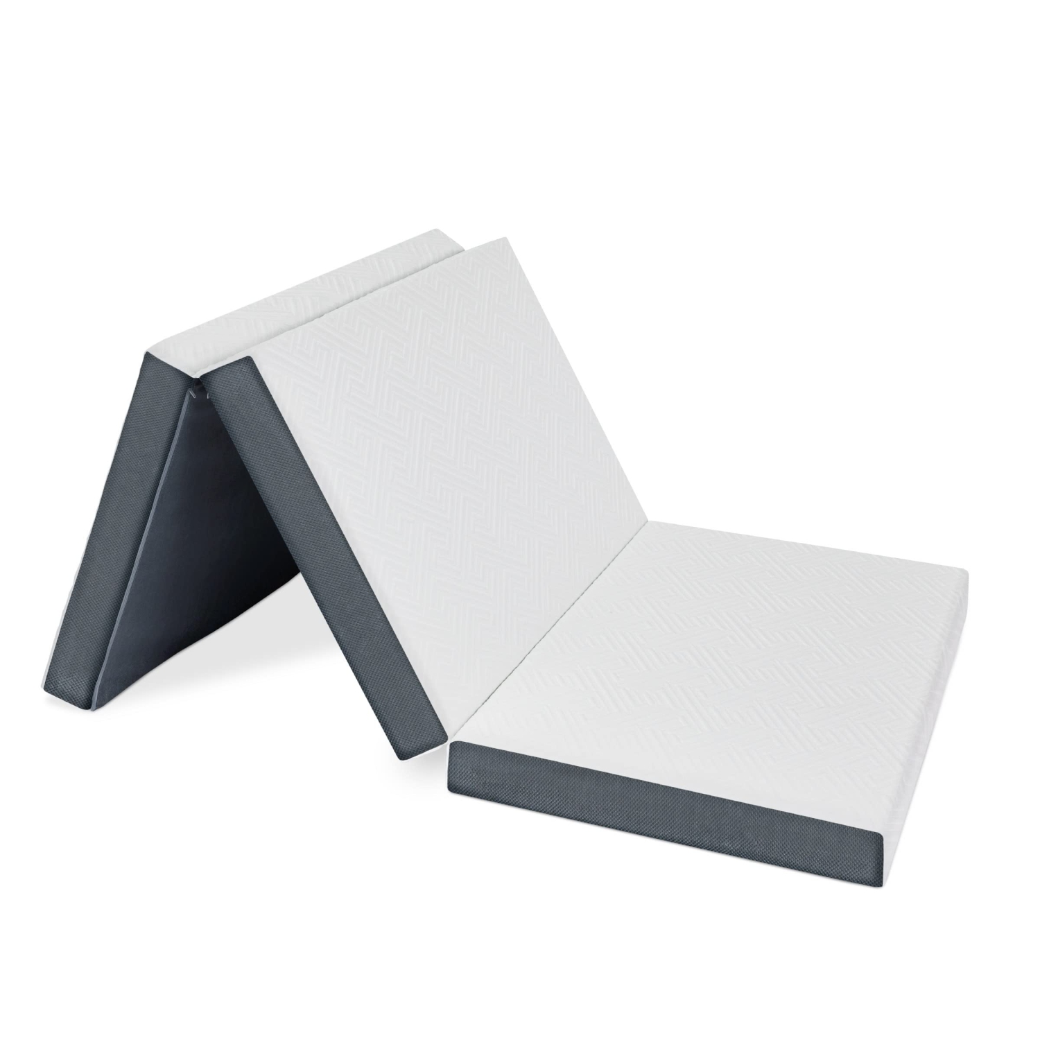 Heyward 4” Trifold Twin Mattress, Machine Washable Cover Memory Foam Mattress 75" x 38" x 4"