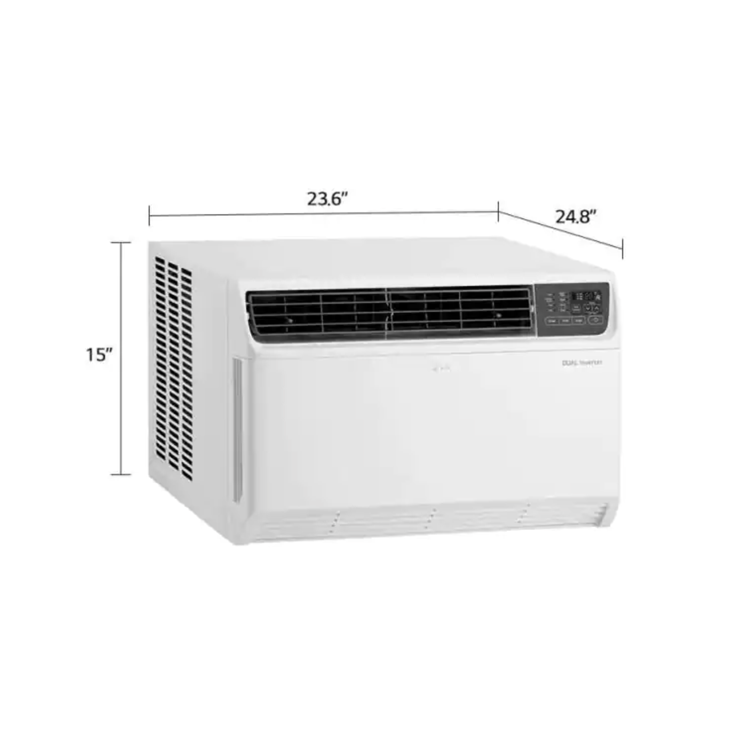 LG 14,000 BTU Dual Inverter Smart Window Air Conditioner, Cools 800 Sq. Ft, Ultra Quiet, Up to 25% Savings, Energy Star, Works ThinQ, Amazon Alexa