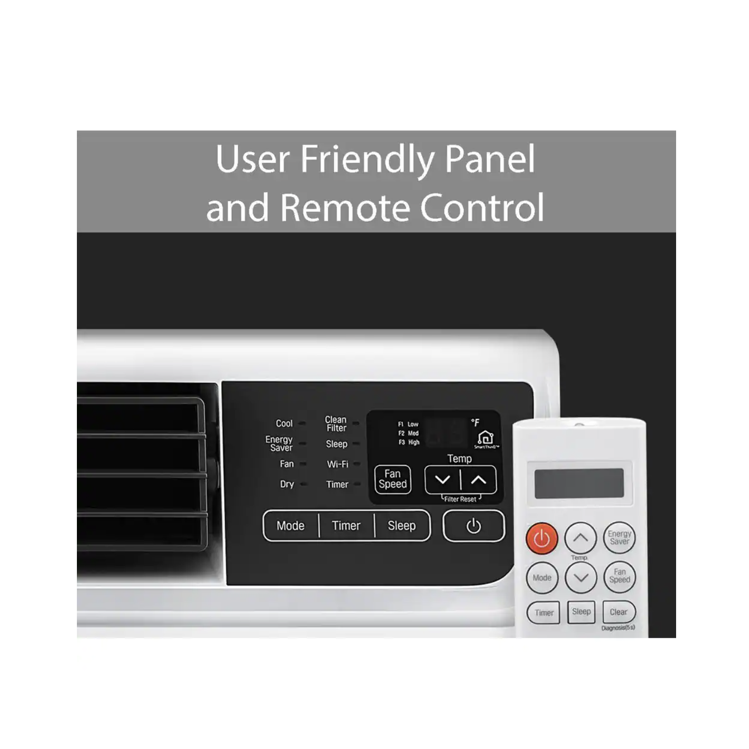 LG 14,000 BTU Dual Inverter Smart Window Air Conditioner, Cools 800 Sq. Ft, Ultra Quiet, Up to 25% Savings, Energy Star, Works ThinQ, Amazon Alexa