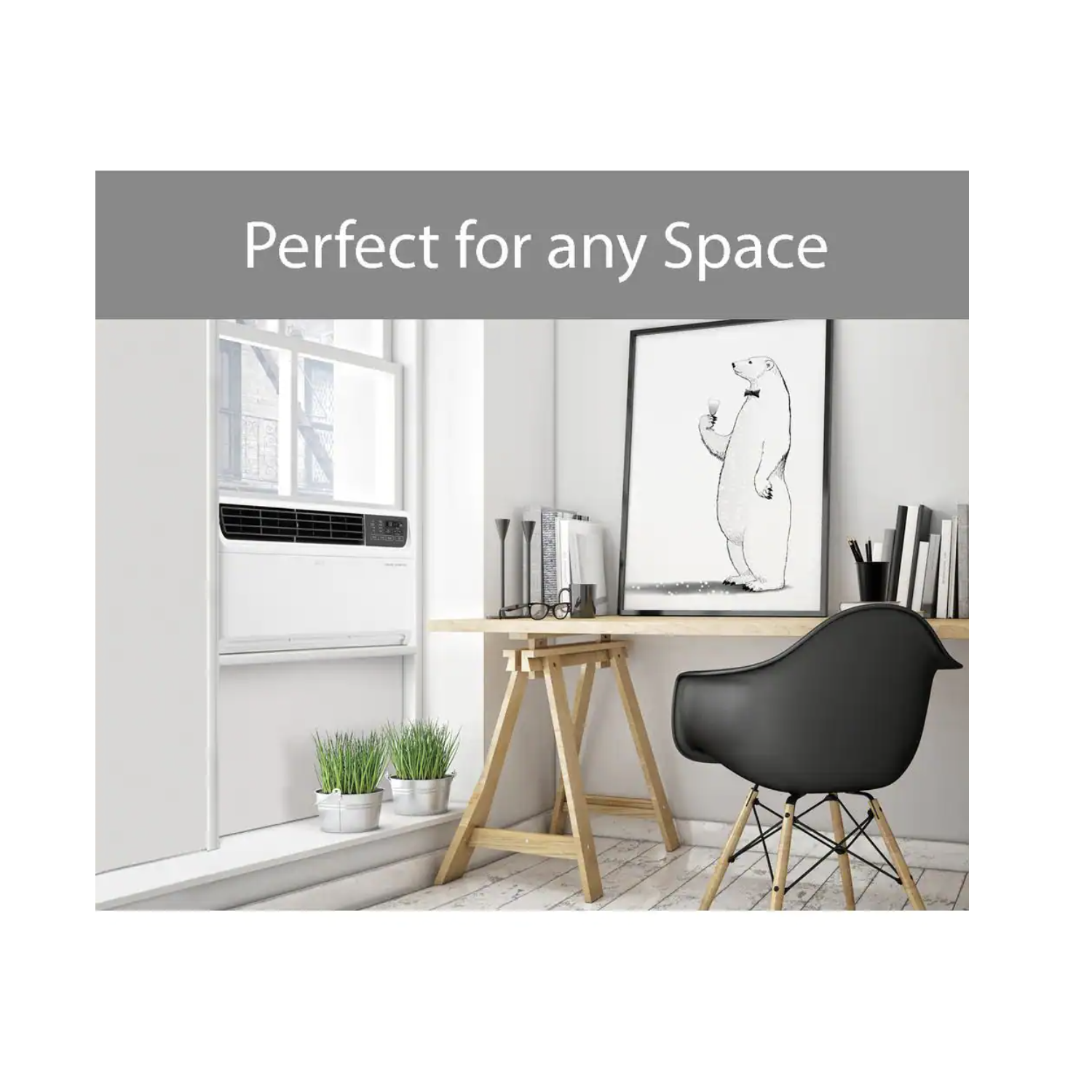 LG 14,000 BTU Dual Inverter Smart Window Air Conditioner, Cools 800 Sq. Ft, Ultra Quiet, Up to 25% Savings, Energy Star, Works ThinQ, Amazon Alexa