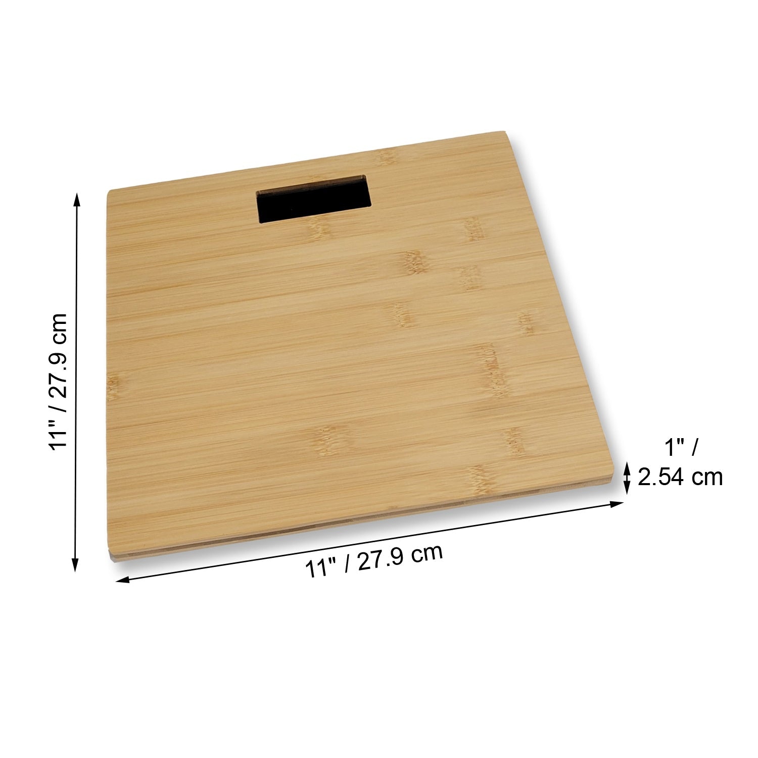 ITY International - Bathroom Scale/Digital Scale, Maximum Capacity of 330Lbs, Made of Bamboo