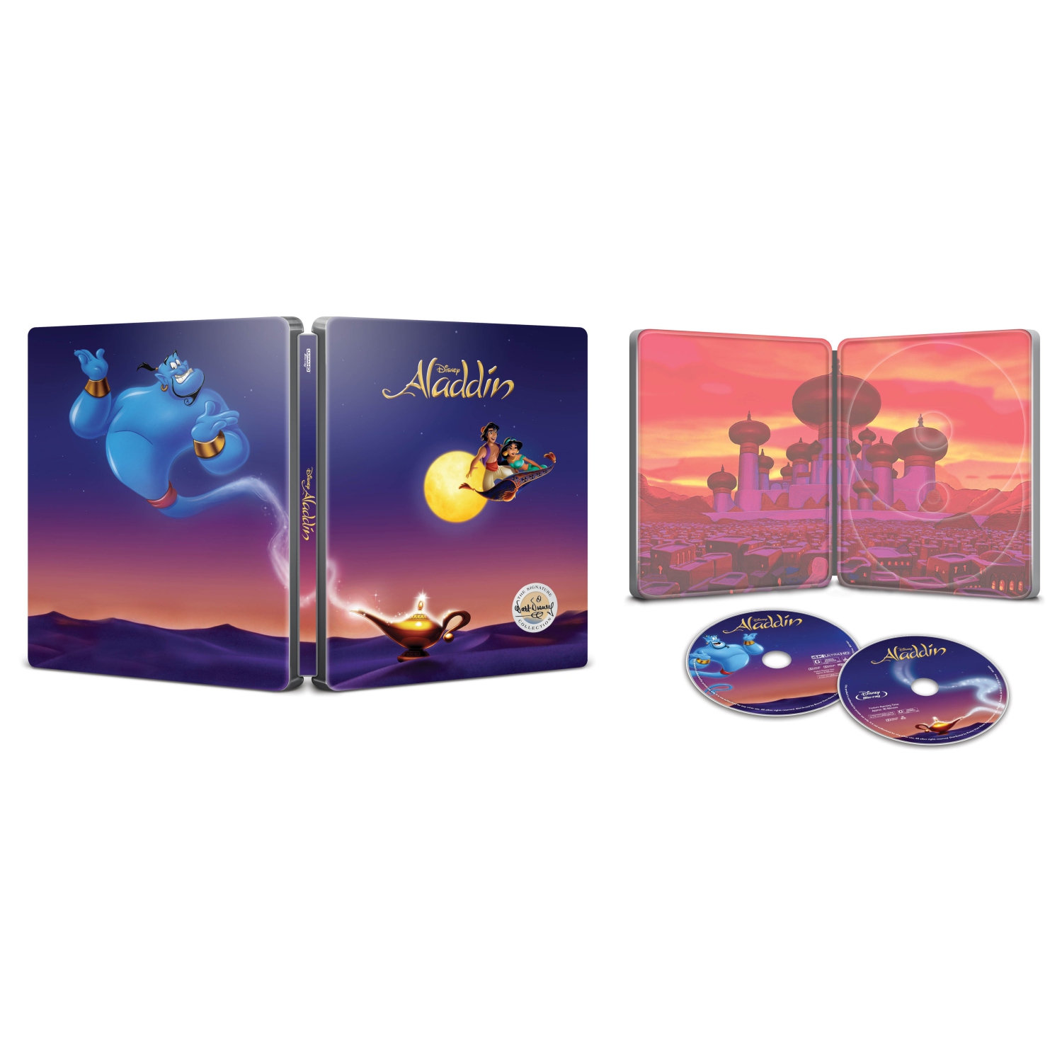 Aladdin [Signature Collection][SteelBookMD][Dig Copy][4K Ultra HD Blu-ray/Blu-ray][Exclusivité Best Buy]