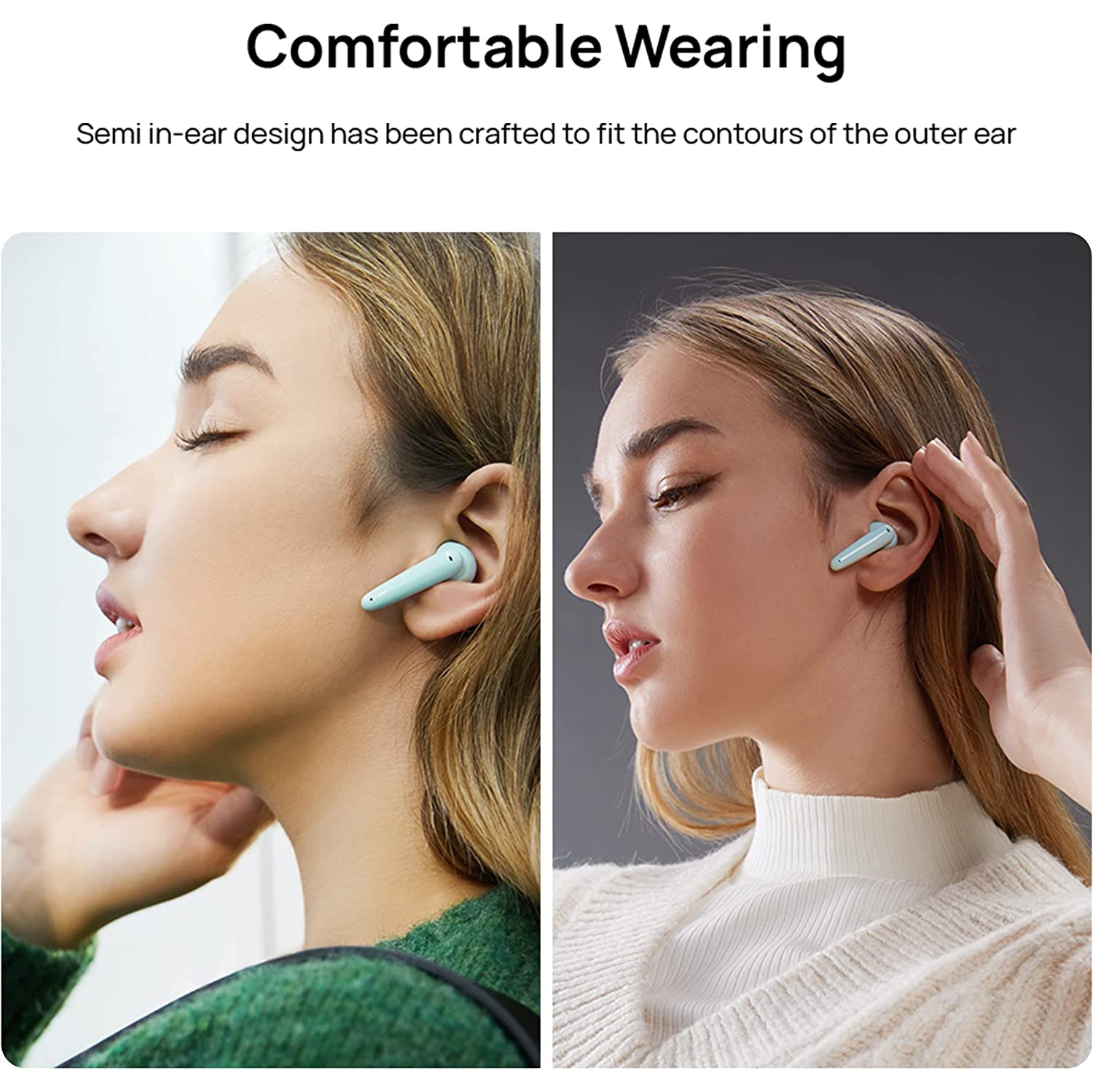 HUAWEI FreeBuds SE Wireless Semi-In-Ear Bluetooth Earphones - Comfortable Wearing, Premium Design, Crystal Clear Sound, Up to 24 Hr Power, Call Noise