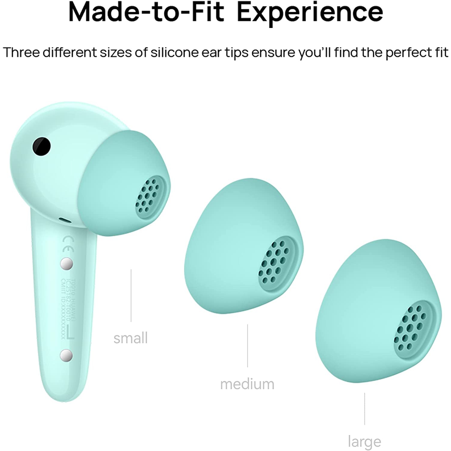 HUAWEI FreeBuds SE Wireless Semi-In-Ear Bluetooth Earphones - Comfortable Wearing, Premium Design, Crystal Clear Sound, Up to 24 Hr Power, Call Noise