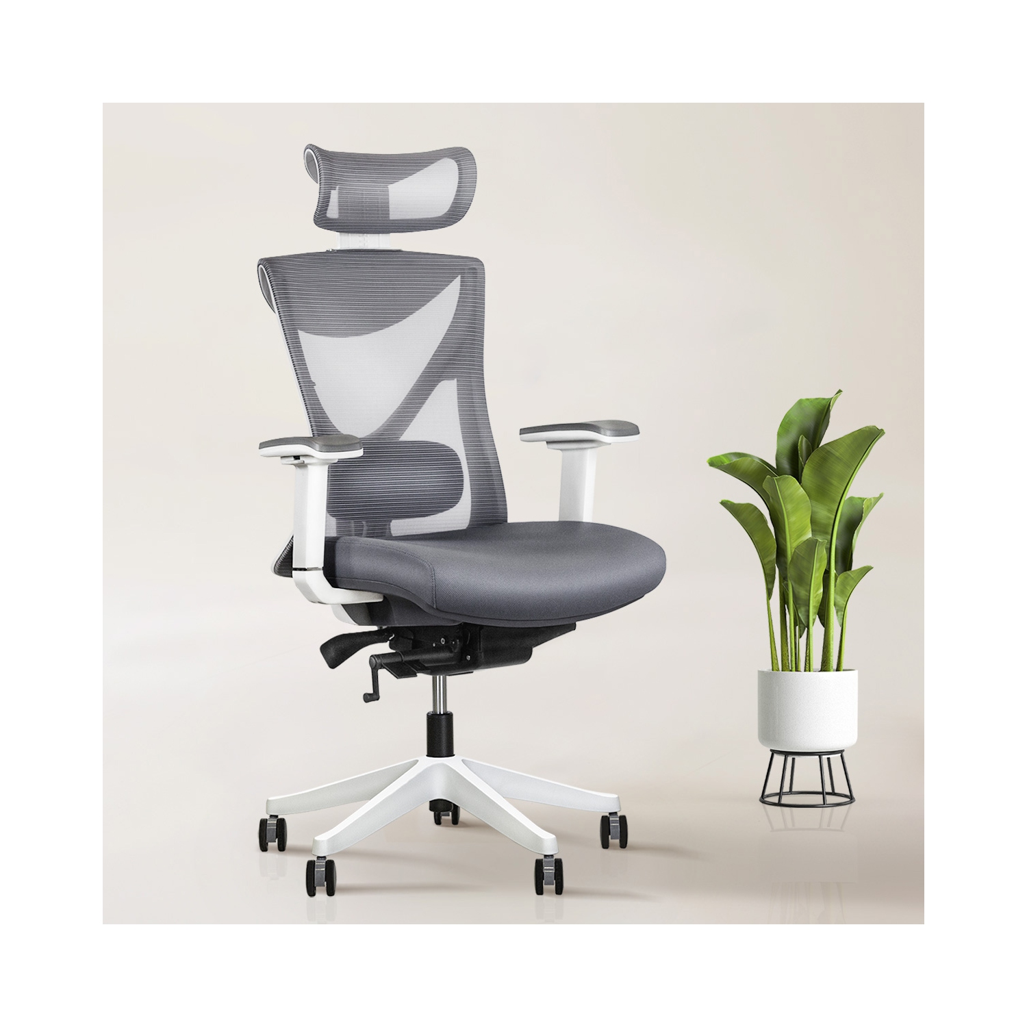 KaiChair Heavy-Duty Executive Home Office Chair Ergonomic Desk Chair with Lumbar Support 4D Armrest