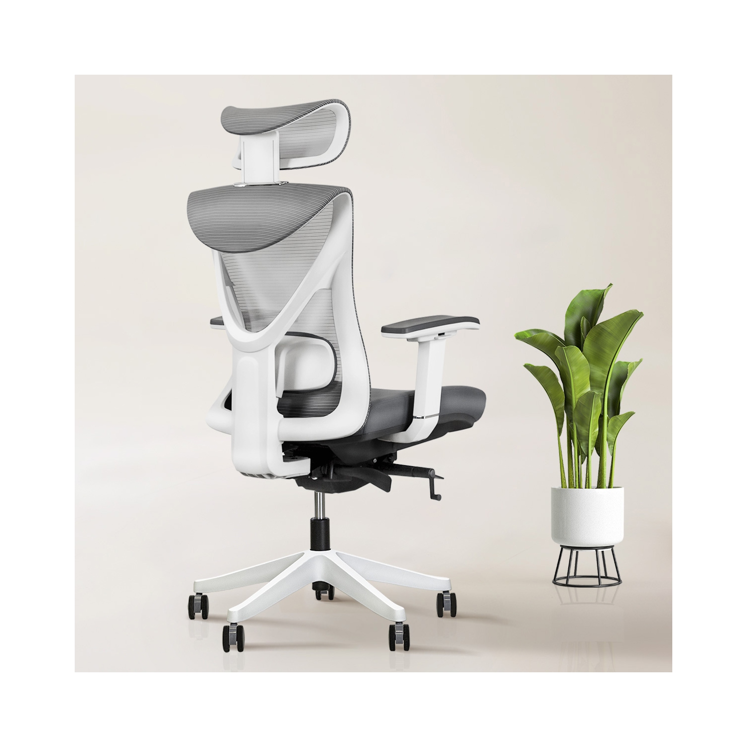 KaiChair Heavy-Duty Executive Home Office Chair Ergonomic Desk Chair with Lumbar Support 4D Armrest