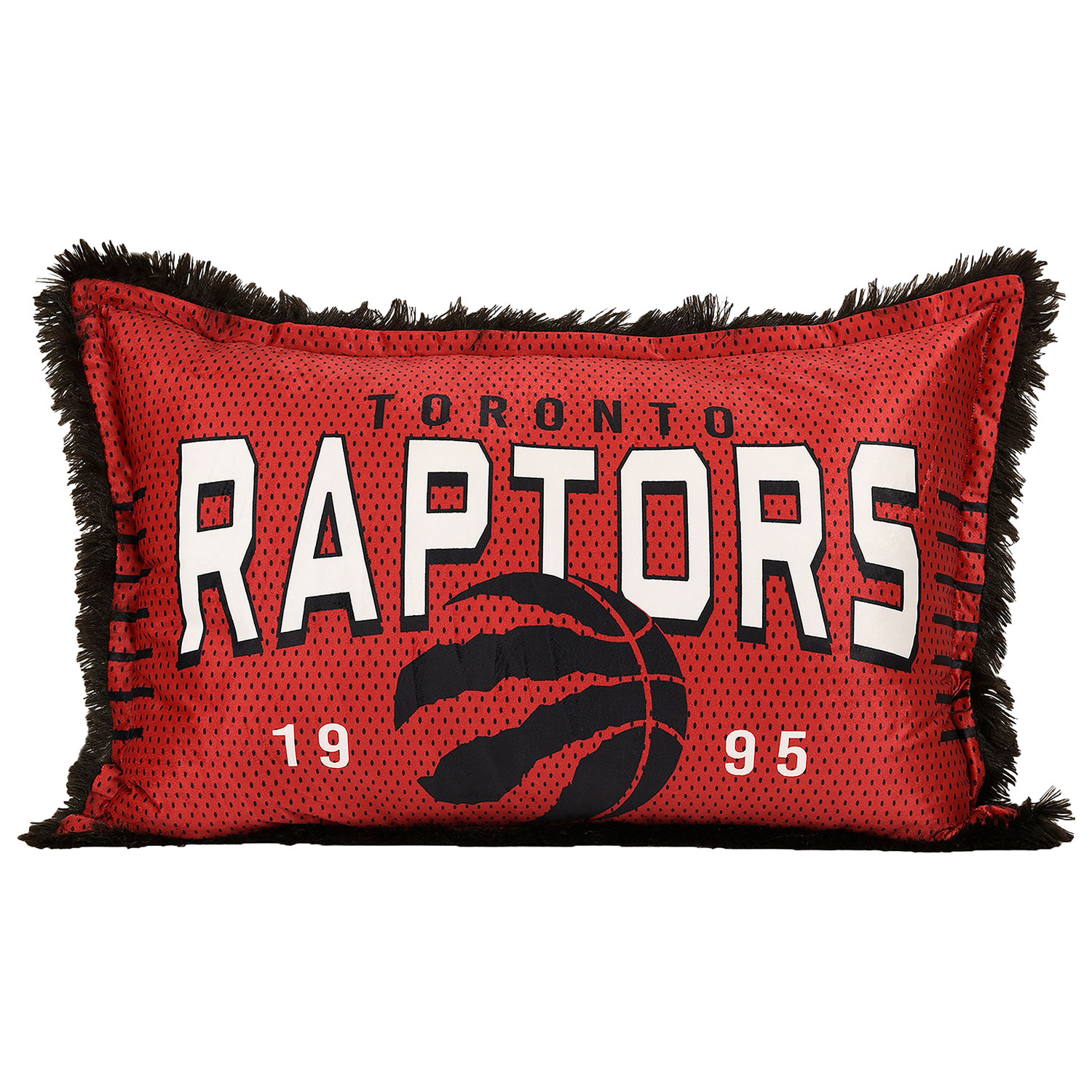 NBA Funky Fur Throw Pillow - 20" x 30" - Toronto Raptors