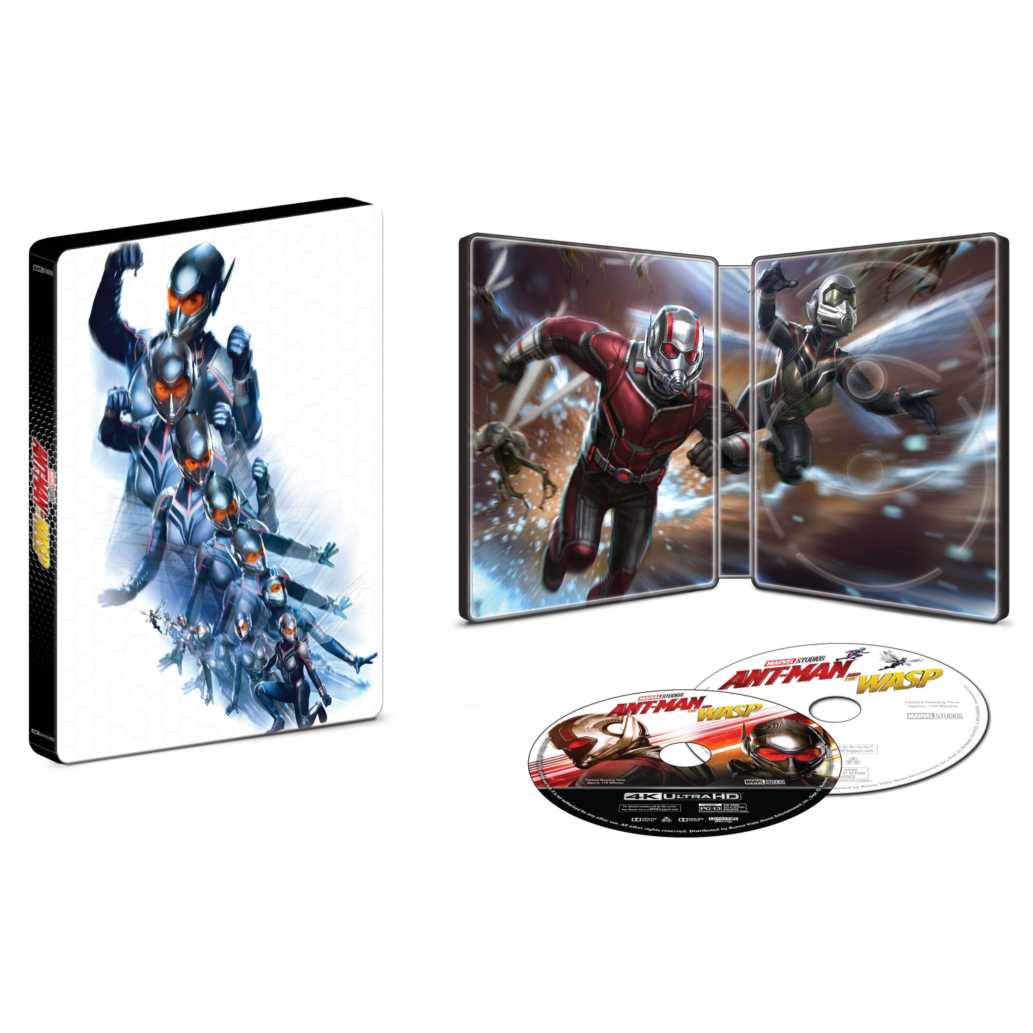 ANT-Man and the Wasp [SteelBook] [copie numérique] [Blu-ray/Blu-ray Ultra HD 4K] [Exclusivité Best Buy] [BOÎTE OUVERTE]