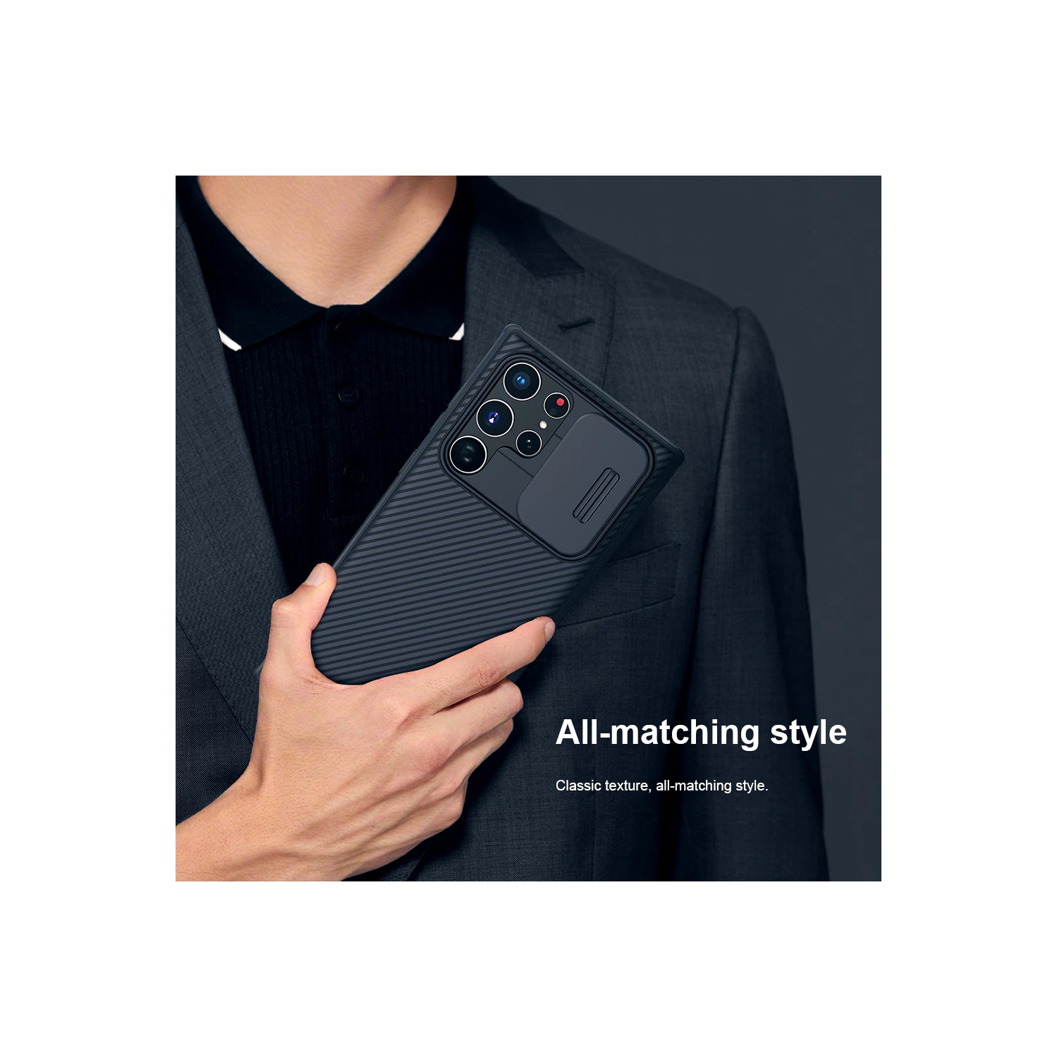 Samsung Silicone Fitted Soft Shell Case for Galaxy A53 - Black