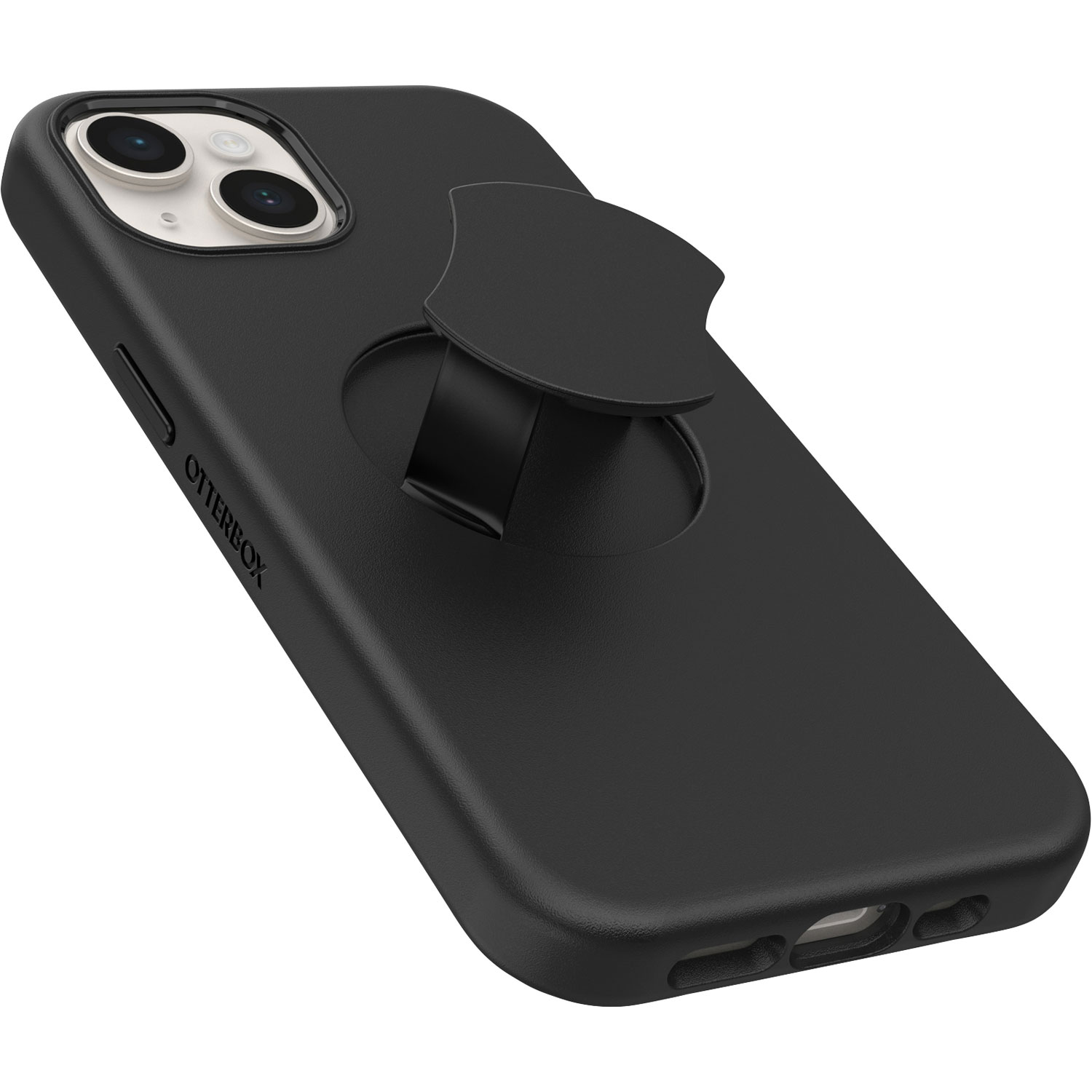 OtterBox OtterGrip Symmetry Fitted Hard Shell Case with MagSafe for iPhone 13/14 - Black