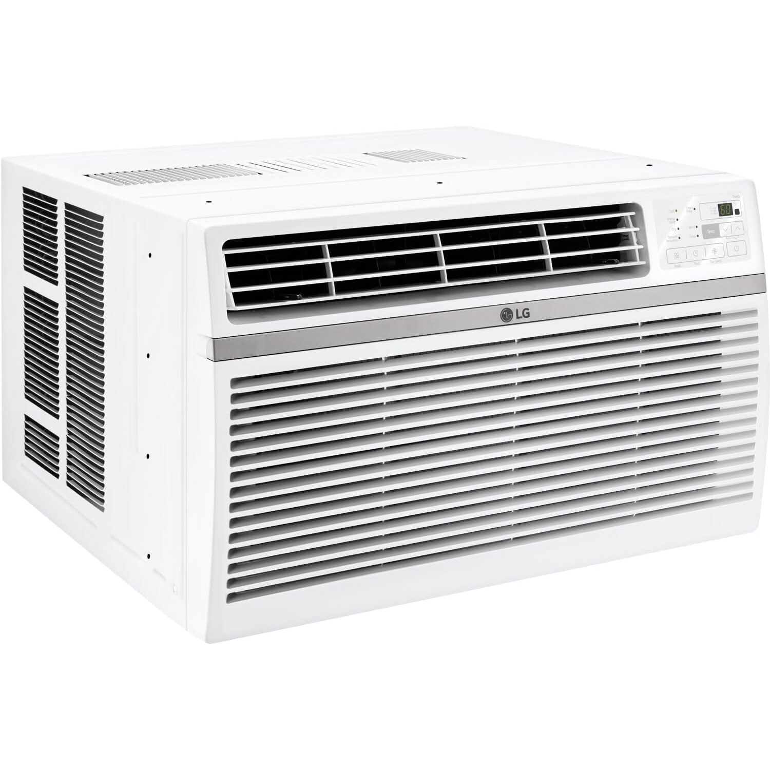 LG 14000 BTU Window Air Conditioner, 115V, 700 Sq.Ft. (25' x 28' Room Size), Quiet Operation, Electronic Control with Remote, 3 Cooling & Fan Speeds, Auto Restart (LW1424RD)