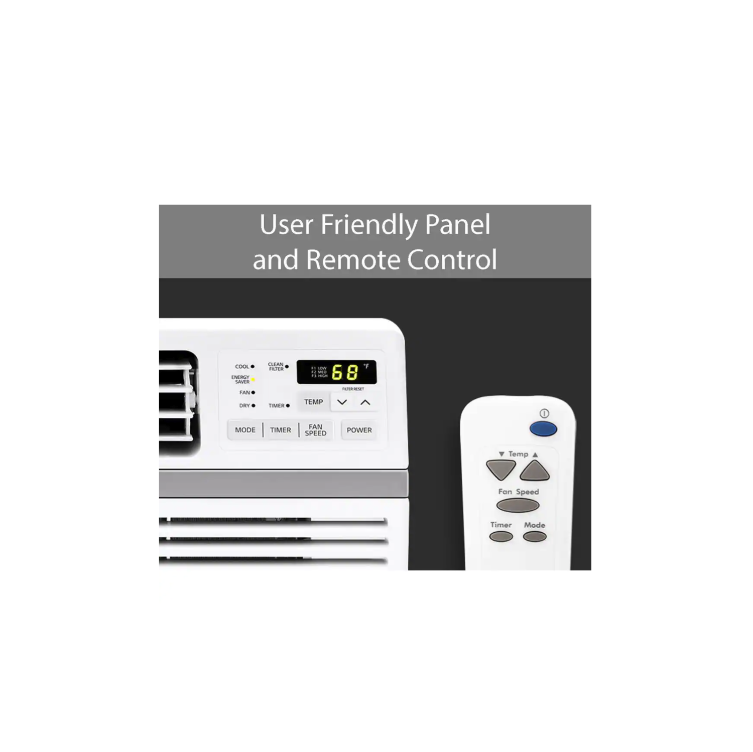 Climatiseur de fenêtre intelligent LG 10 000 BTU, refroidit jusqu'à 450 m². Fonctionne avec ThinQ, Amazon Alexa et Hey Google, 3 vitesses de