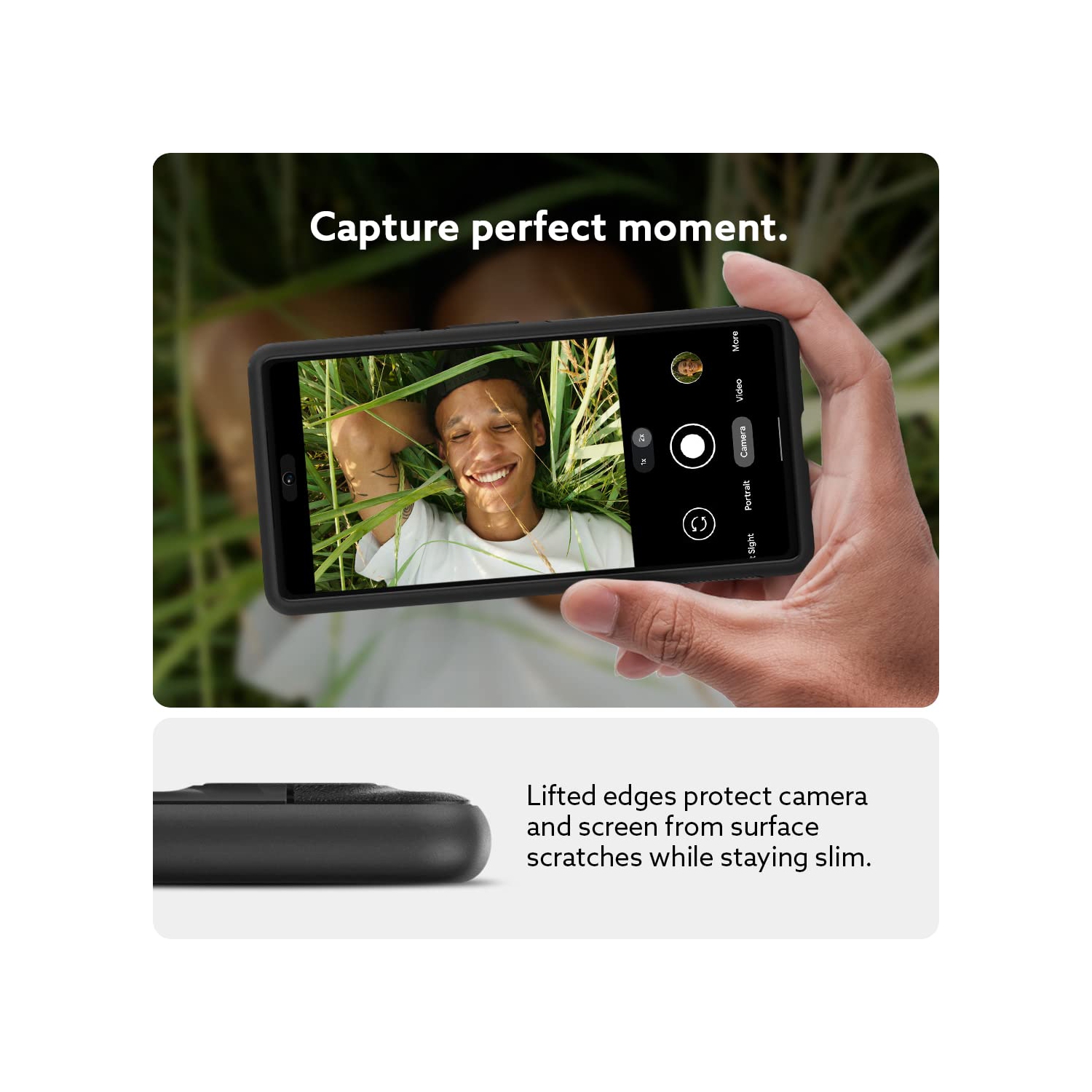 Google Pixel 6a Case 5G - Matte Black