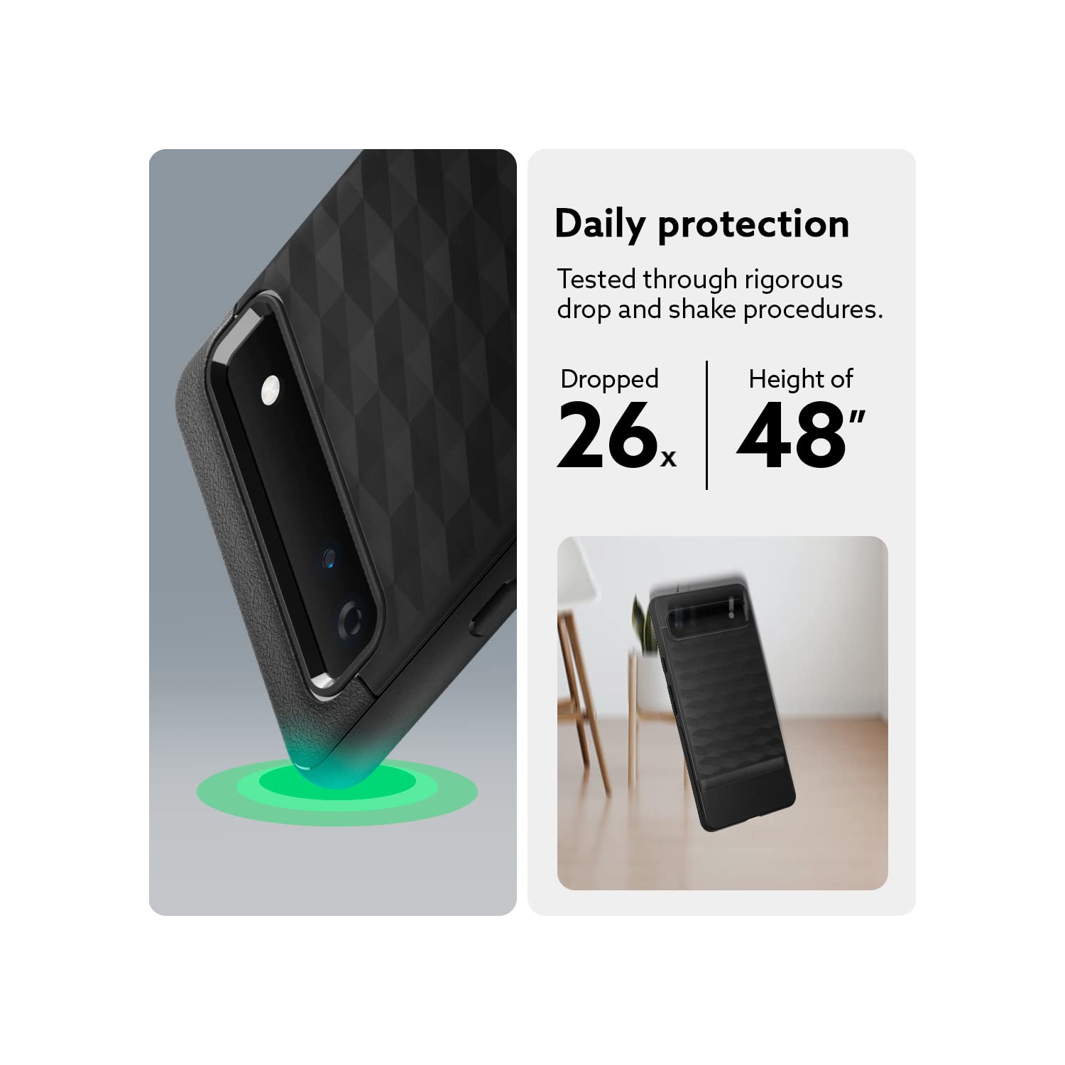 Google Pixel 6a Case 5G - Matte Black