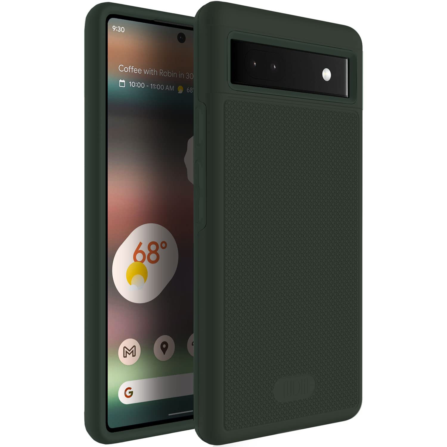 Étui protecteur mince double couche antichoc MergeGrip pour Pixel 6a de Google pour Pixel 2022 a