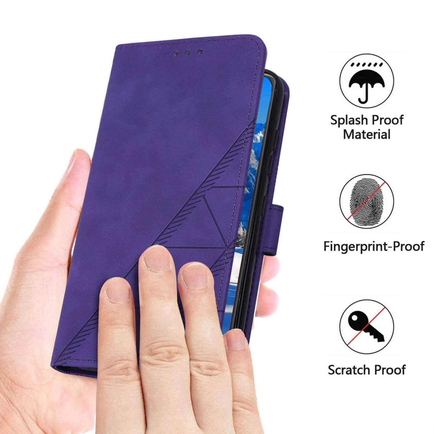 Wallet Case for Pixel 6a, Kickstand Wrist Strap Card Holder Slots TPU Interior Protective for Pixel 6a Case,PU Leather Folio Flip Cover for Google