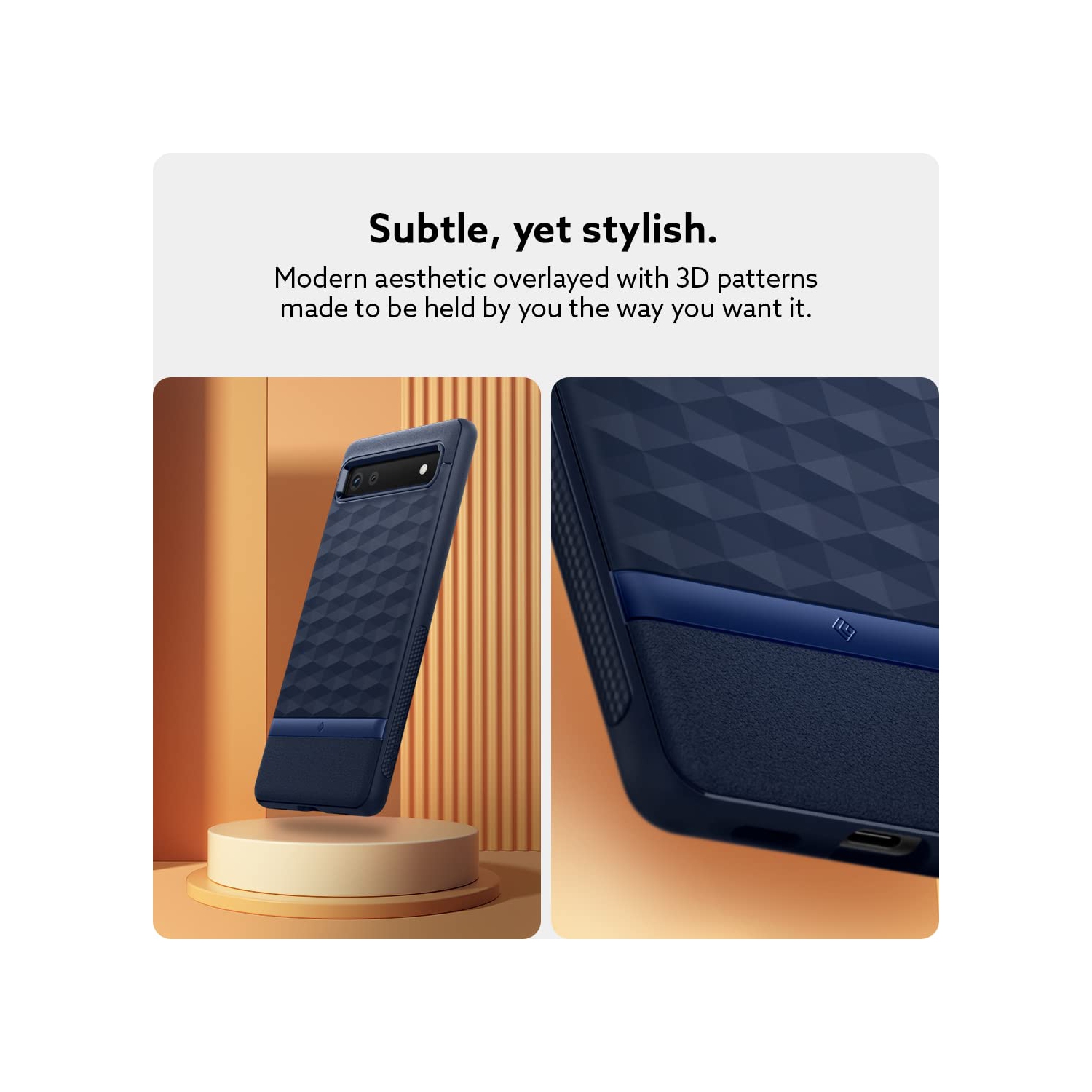 Parallax Compatible with Google Pixel 6a Case 5G - Midnight Blue