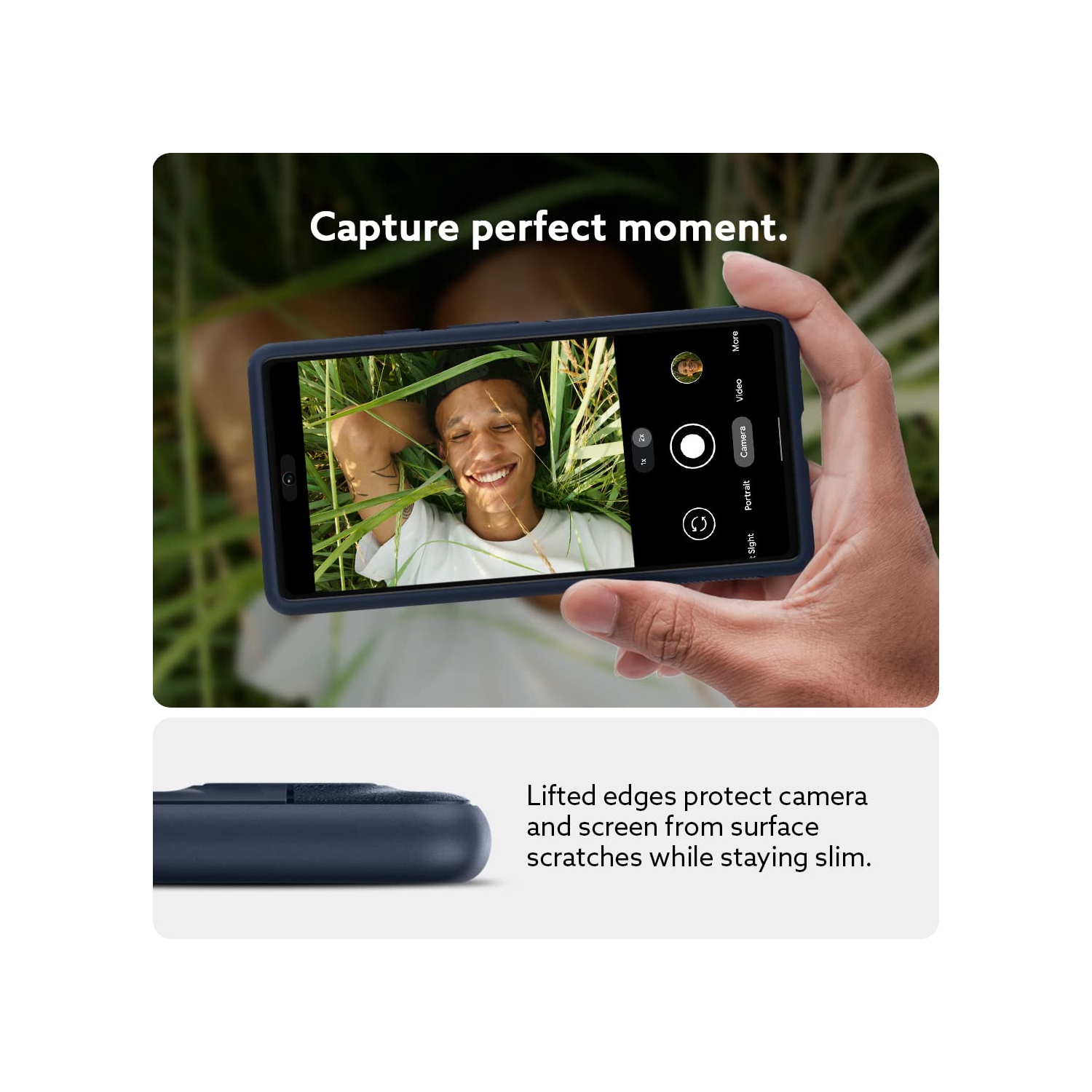 Parallax Compatible with Google Pixel 6a Case 5G - Midnight Blue