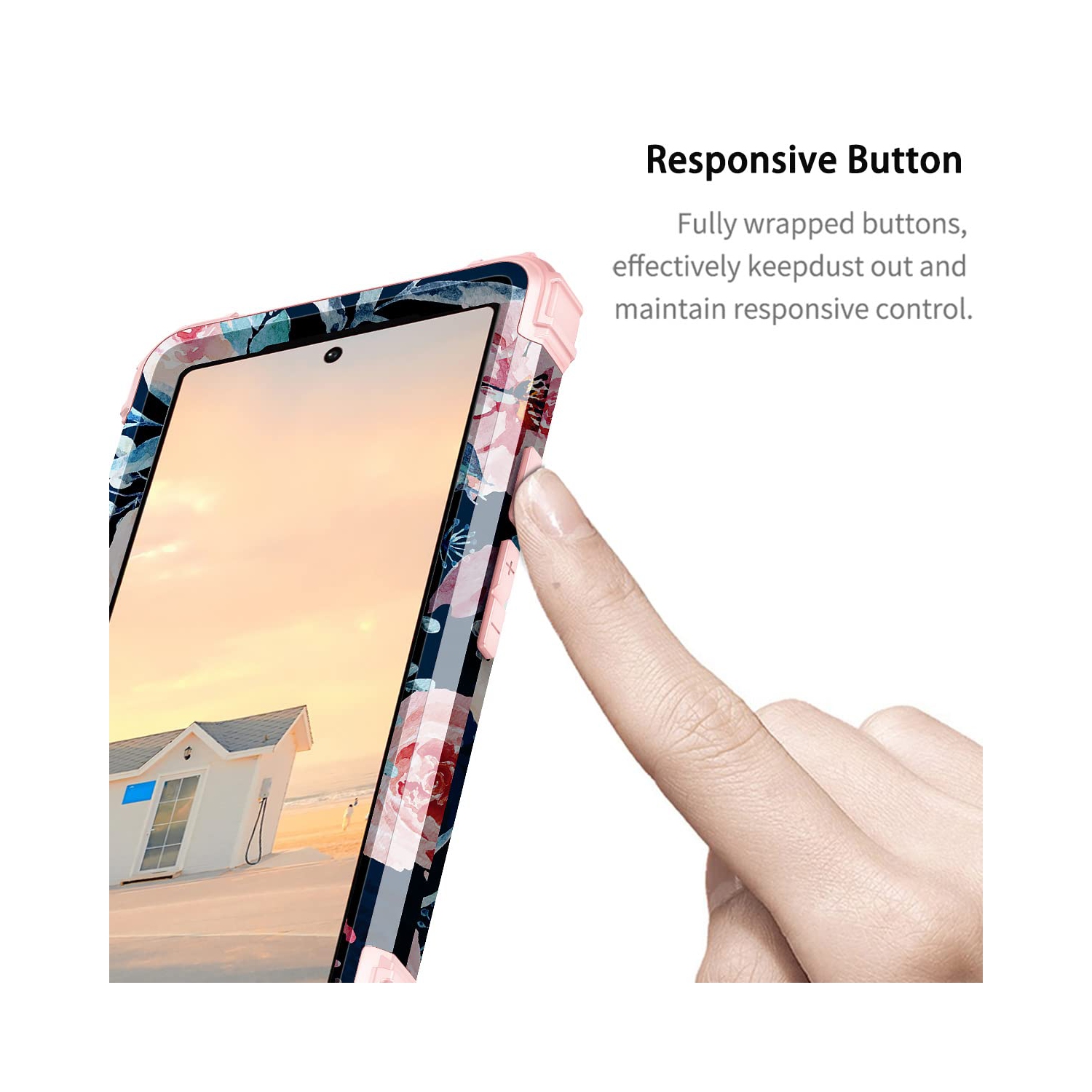 for Google Pixel 6A Case, Heavy Duty Shockproof Protection Hard Plastic+Silicone Rubber Hybrid 3 in 1 Drop Protective Case for Google Pixel 6A Navy