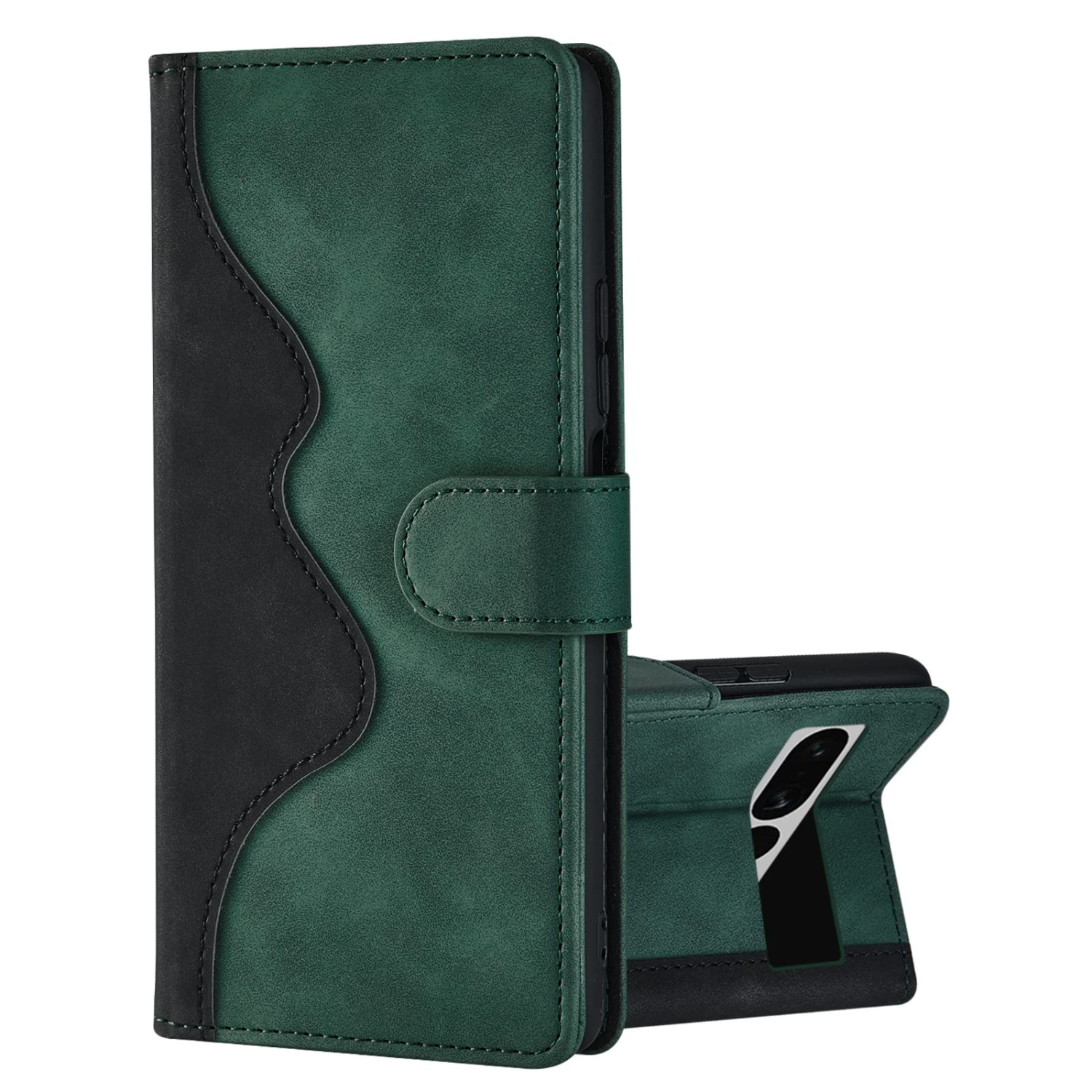 Google Pixel 7 Pro Case Wallet, Google Pixel 7 Pro Flip Case Premium PU Sturdy Leather Protective Magnetic Clasp Design Flip Case with Card Holder