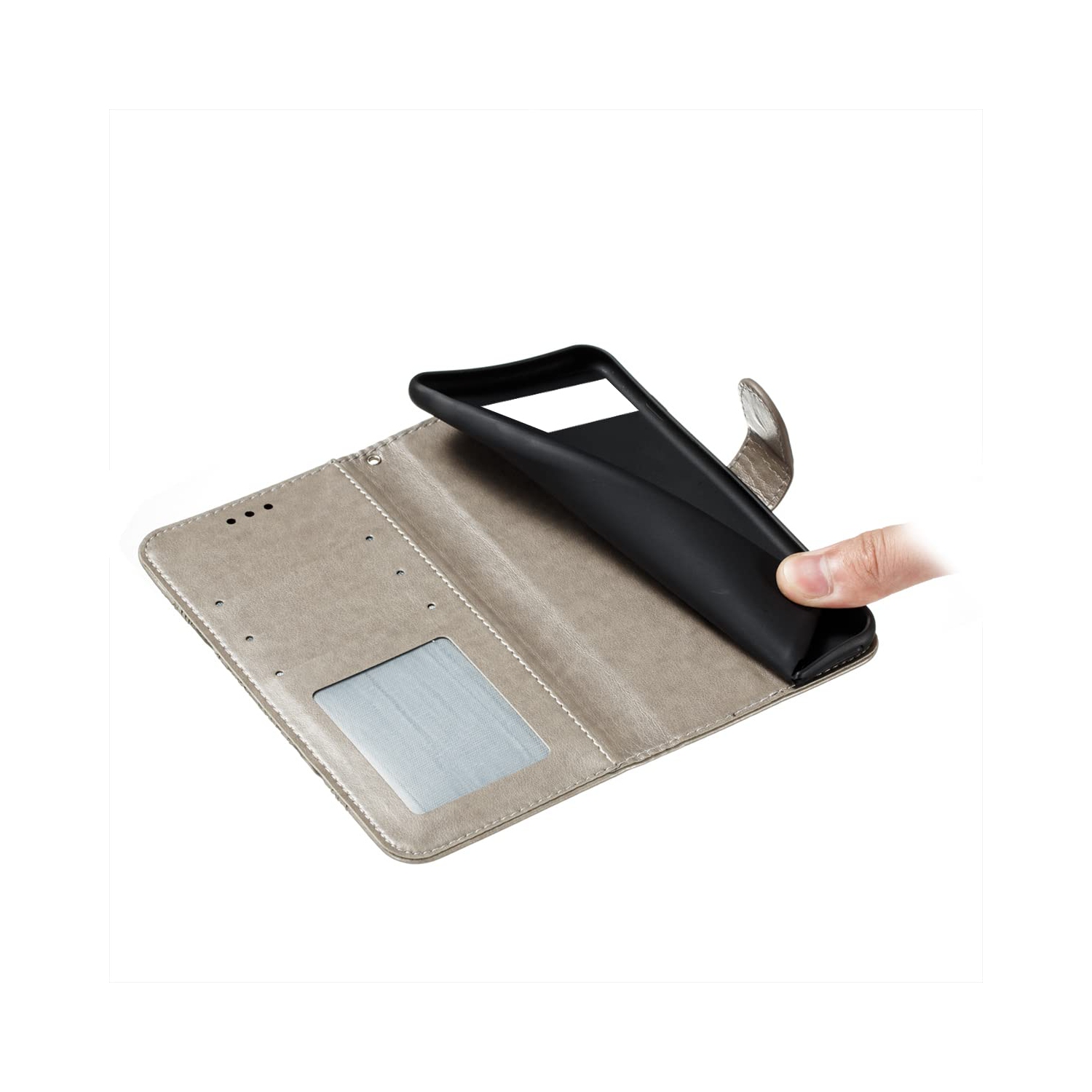 Mandala Case for Google Pixel 6A, Premium Leather Case Wallet with Card Slots Magnetic Stand Protective Cover Ultra Slim Case with Lanyard,Embossed