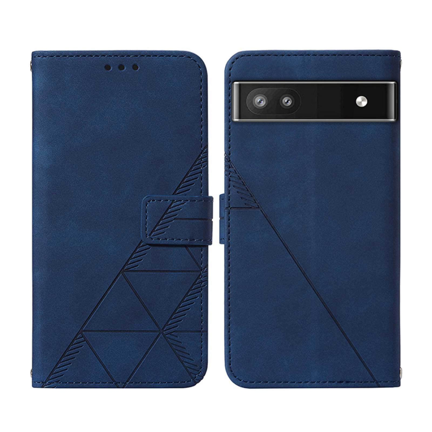 Wallet Case for Pixel 6a, Kickstand Wrist Strap Card Holder Slots TPU Interior Protective for Pixel 6a Case,PU Leather Folio Flip Cover for Google