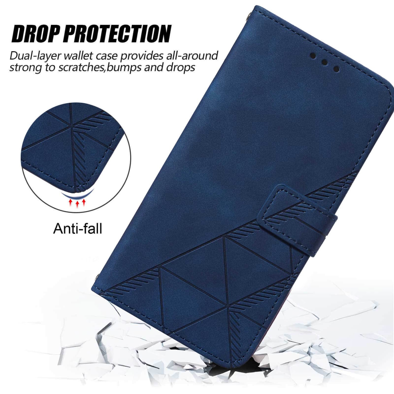 Wallet Case for Pixel 6a, Kickstand Wrist Strap Card Holder Slots TPU Interior Protective for Pixel 6a Case,PU Leather Folio Flip Cover for Google