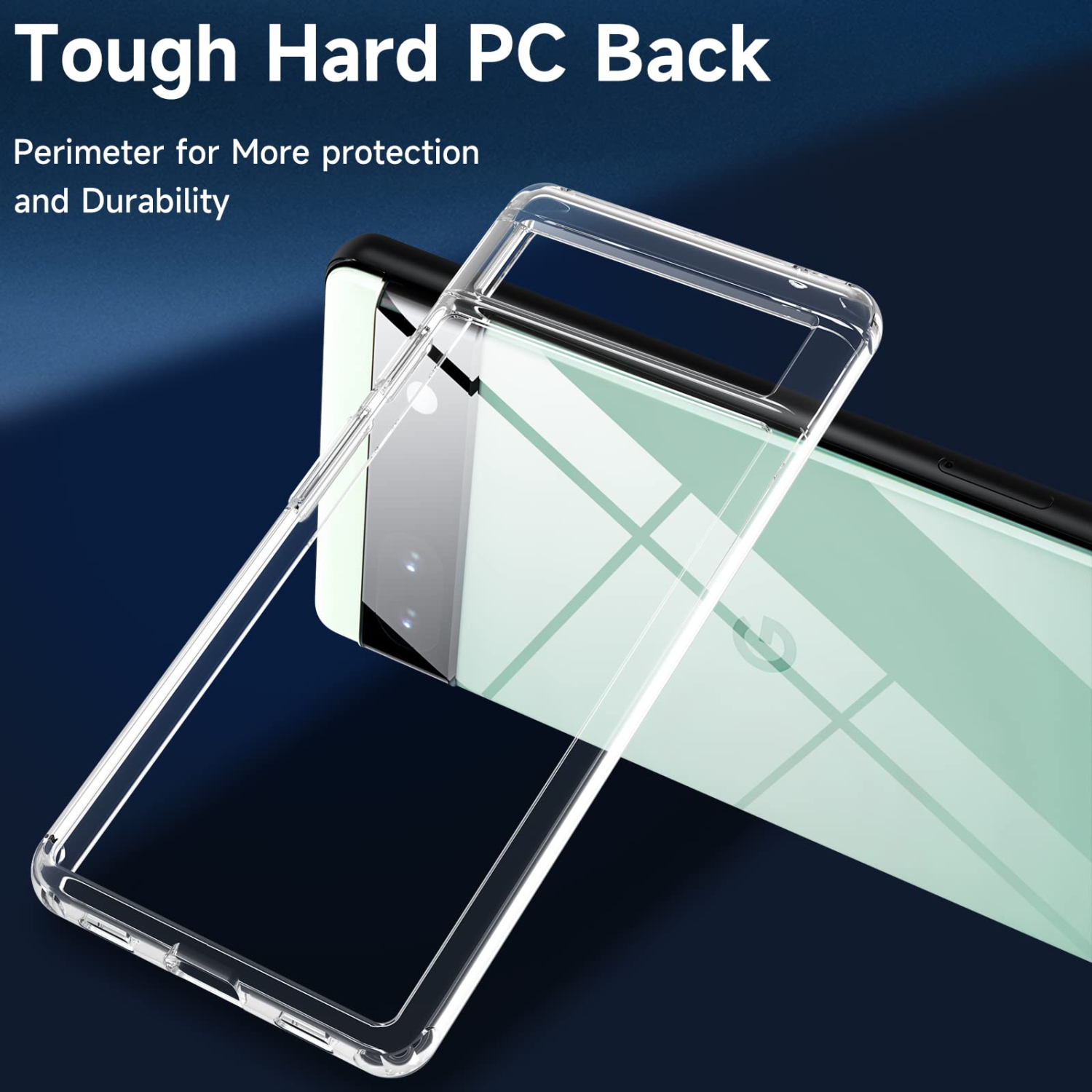 for Google Pixel 6a Case, Pixel 6a Phone Case Military Grade Heavy Duty Drop Shockproof Silicone TPU Rugged Protective Bumper Anti-Scratch Protective