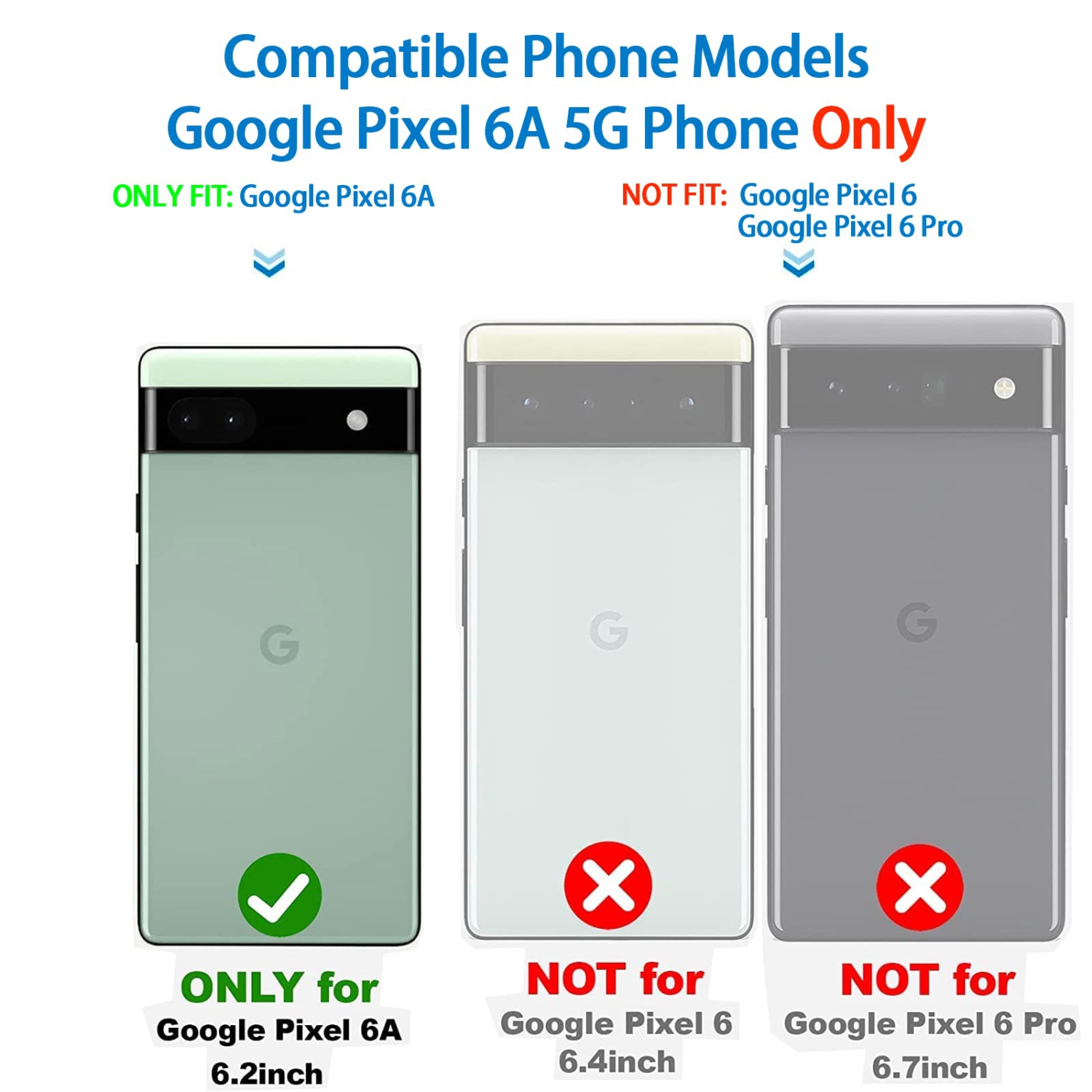 Étui robuste antichoc, robuste, hermétique à la poussière, robuste Defender, protecteur 3-en-1 pour Google 6a - Violet