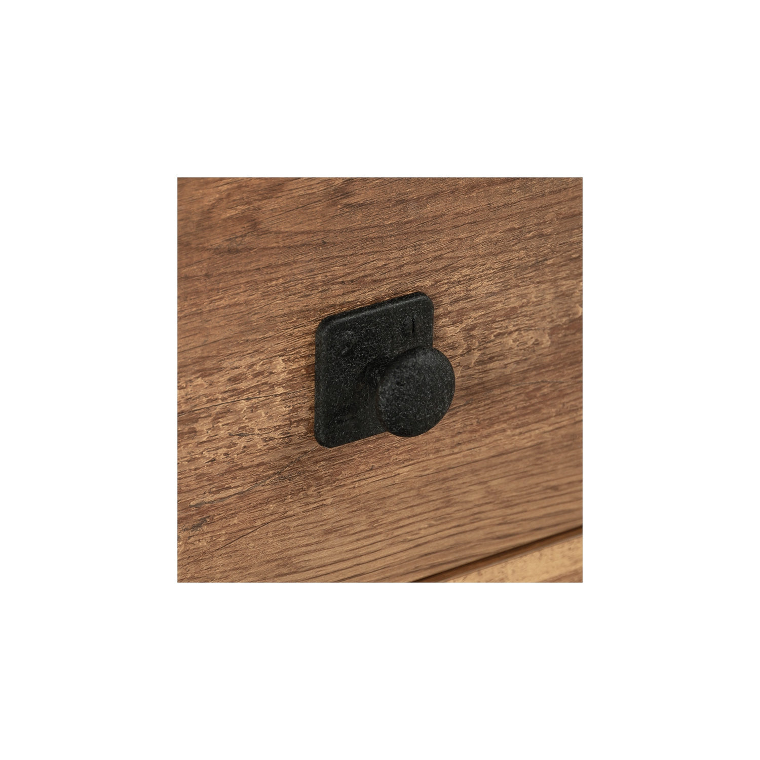 Sauder Station House Engineered Wood and Metal Desk in Etched Oak