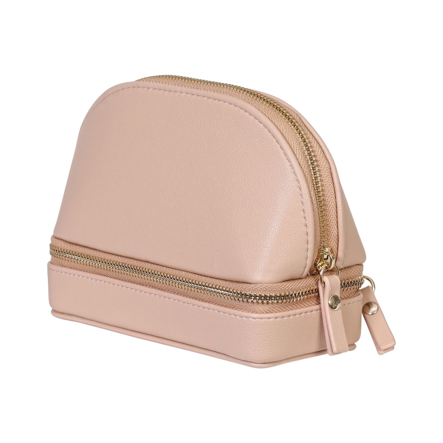 Coffret à bijoux de voyage en cuir végétalien et Co Duo de Gunther Mele en cuir végétal