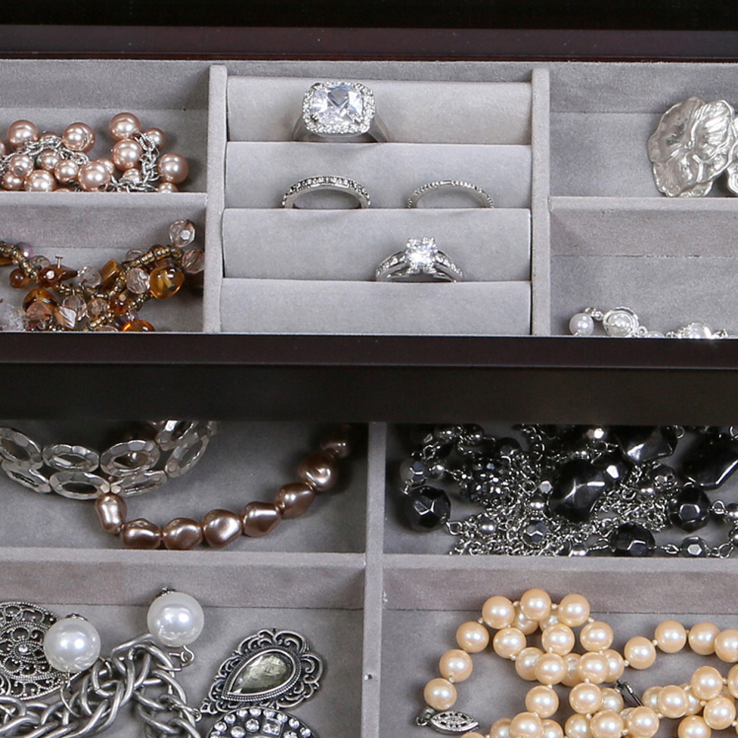 Coffret à bijoux en bois Gunther Mele et Co Davina