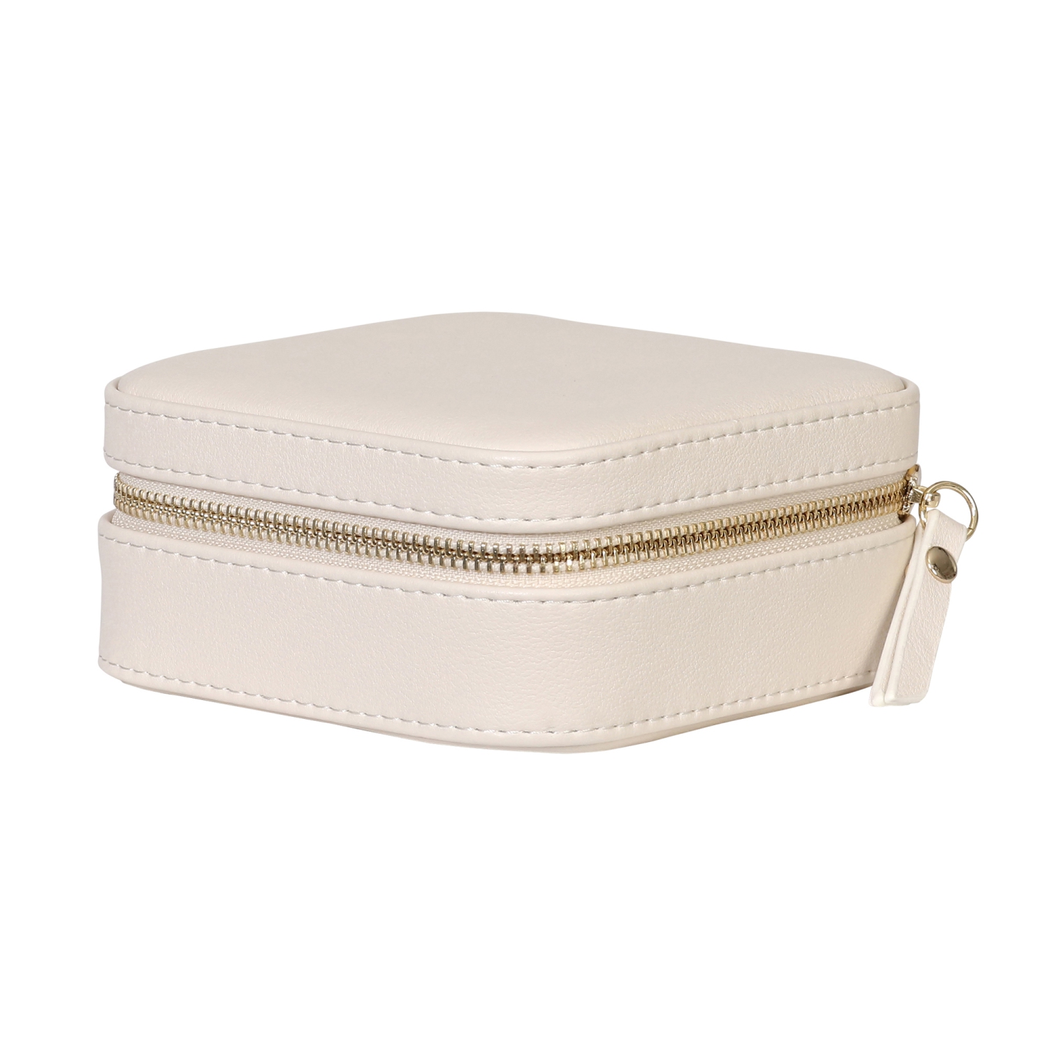 Coffret à bijoux de voyage en cuir végétalien Stow and Go de Gunther Mele et Co