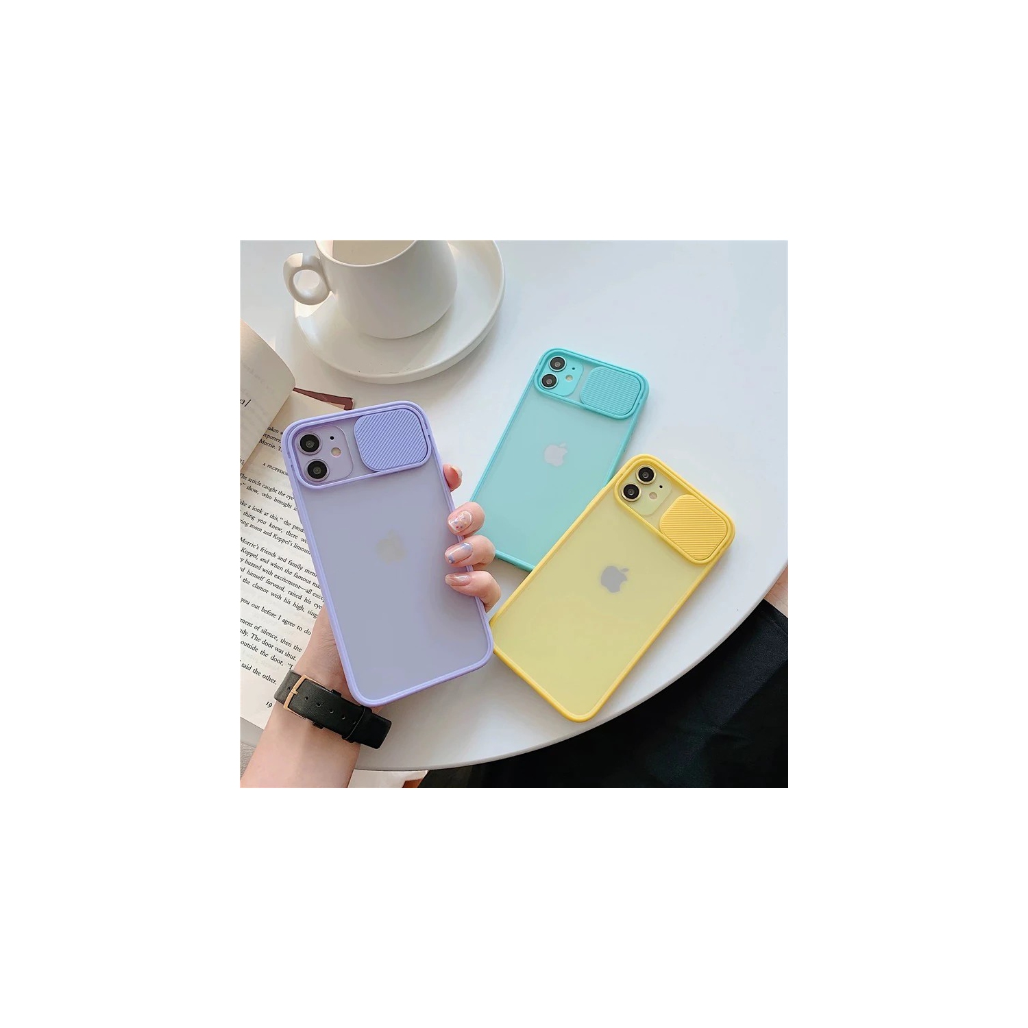 Pour iPhone 11 Pro Max d’Apple, étui antichoc, TPU, étui rigide, rabat arrière