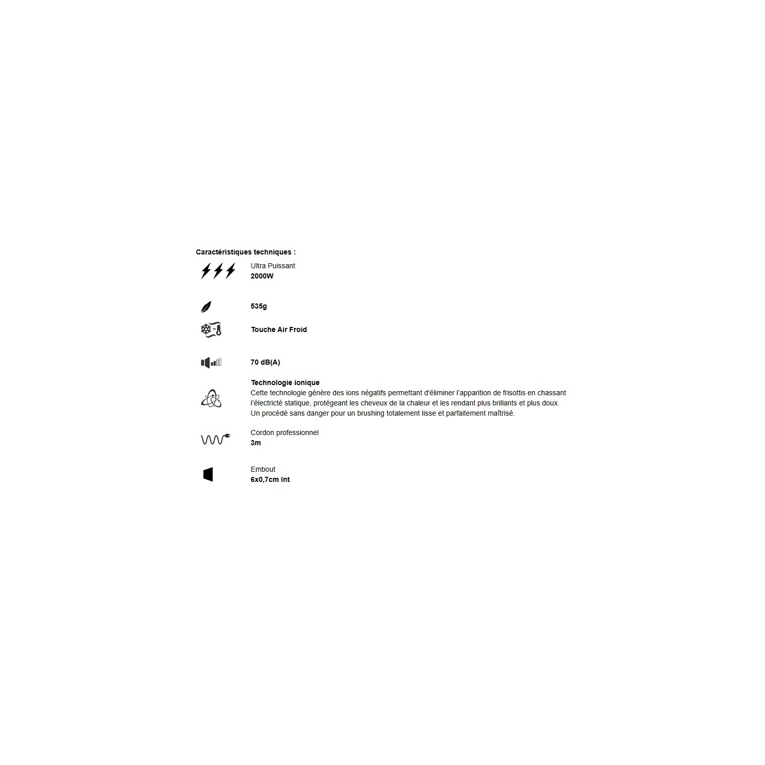 Velecta Paris - TGR 2.0i Ultra-Powerful Celestial Blue Dryer