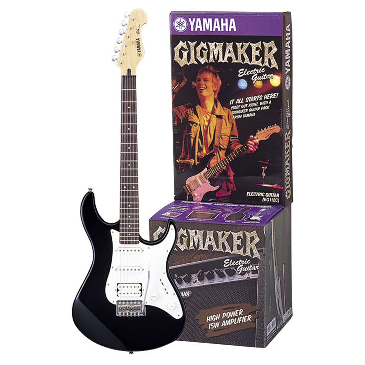 Yamaha Gigmaker Electric Guitar Pack (EG112GPII) - Black