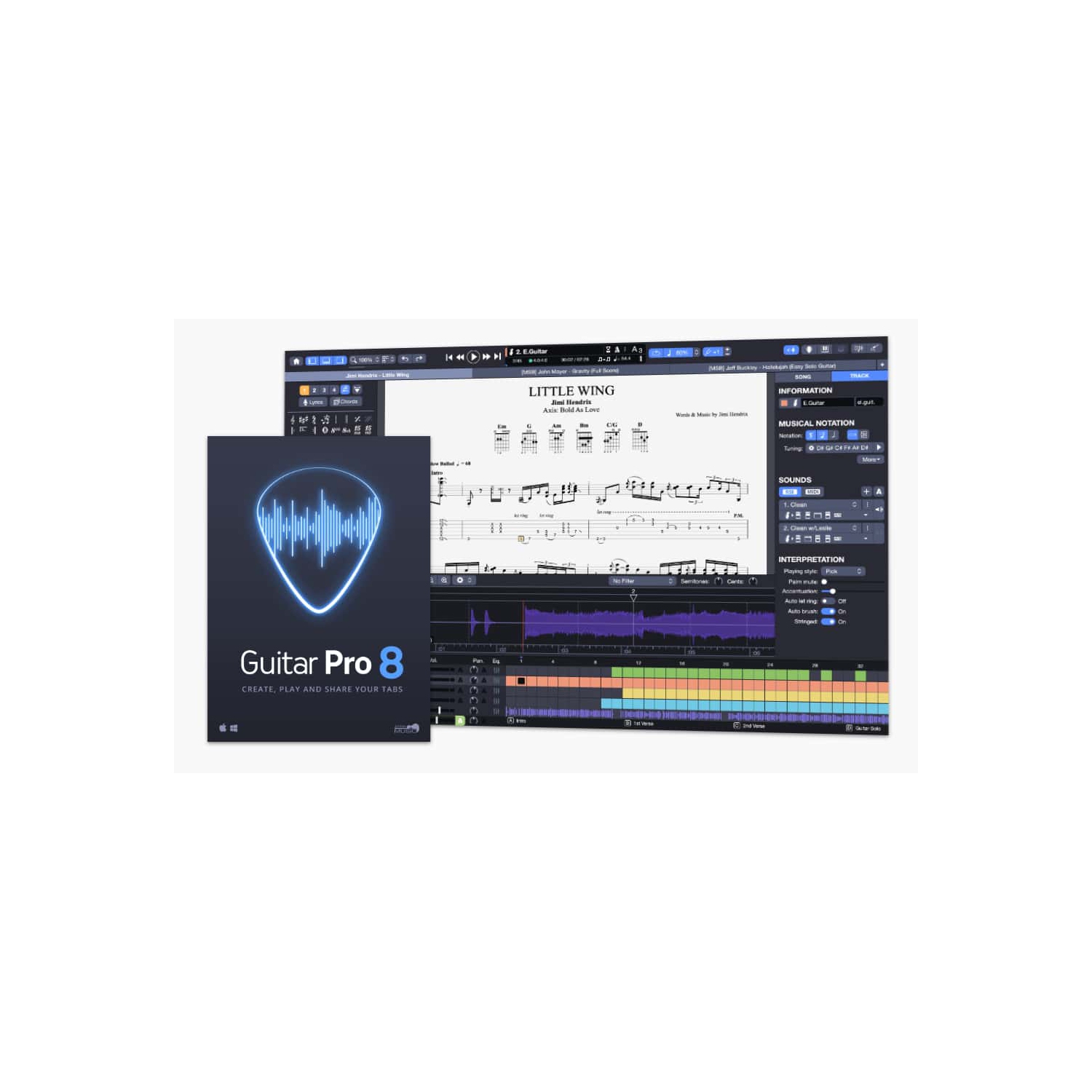Guitar Pro 8 Software - Digital Download