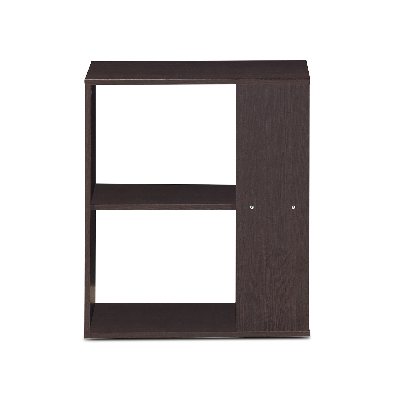 Topbuy 2-Tier Sofa Side End Table Modern Nightstand with Open Storage Shelves