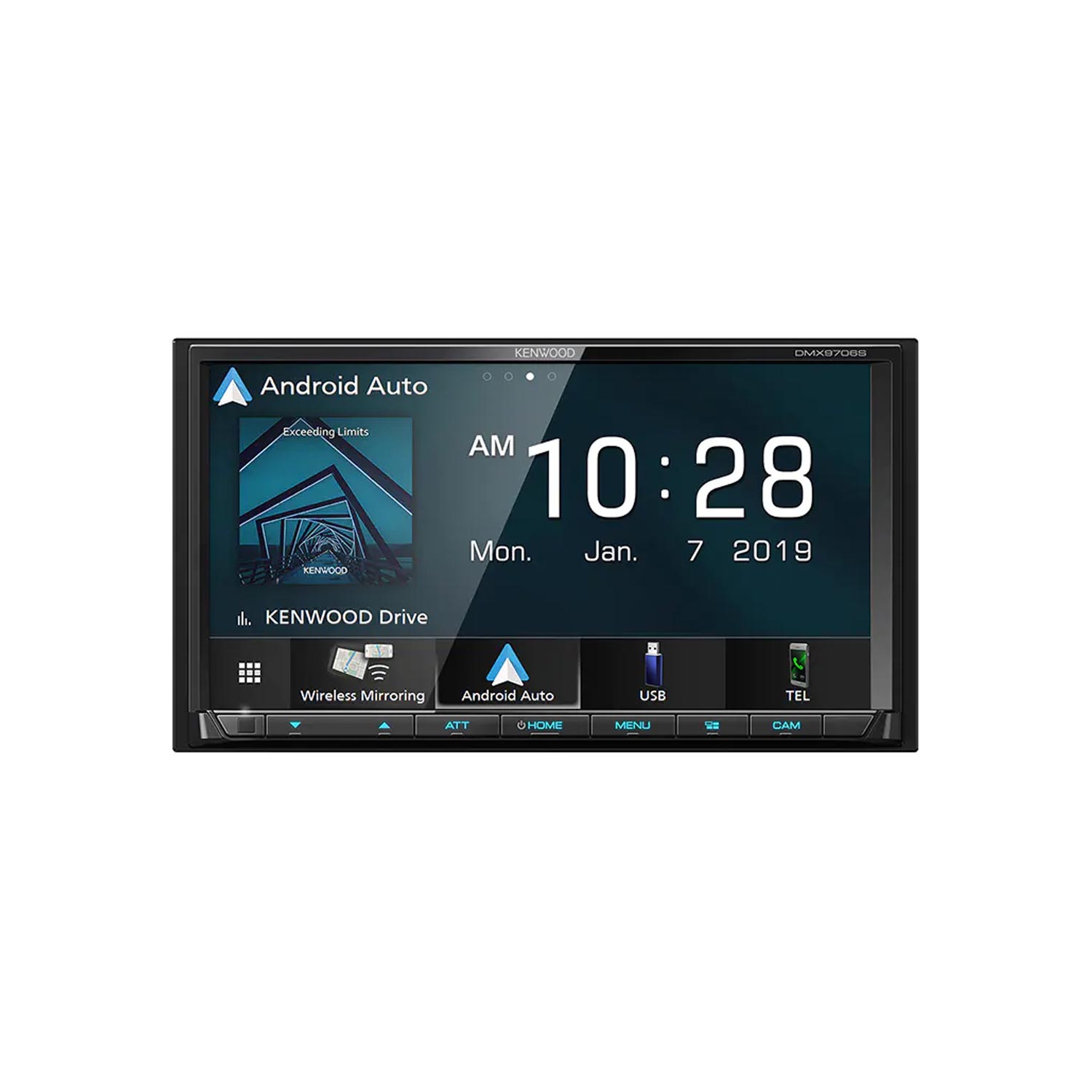 Récepteur multimédia numérique DX9708S de Kenwood avec Bluetooth