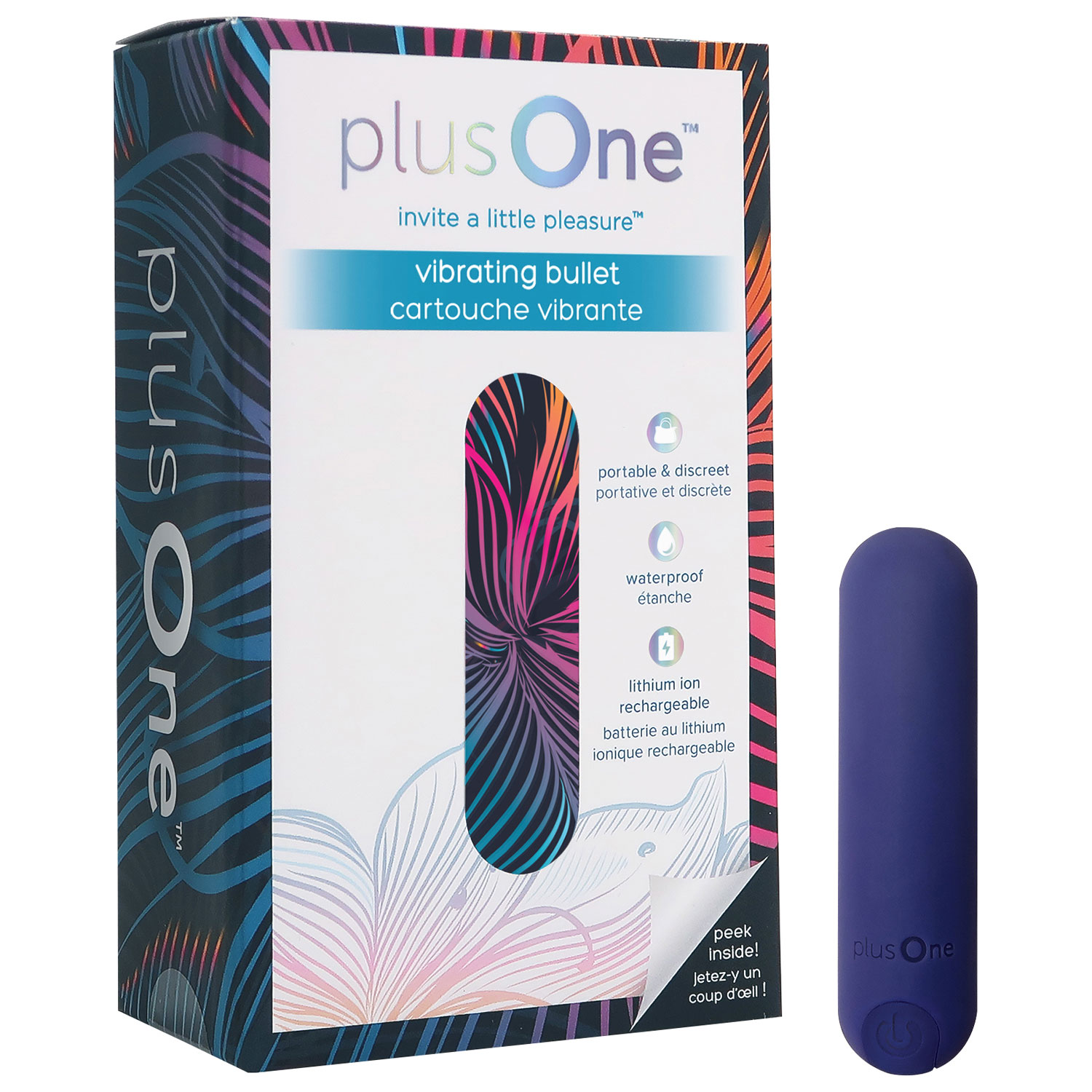 plusOne Vibrating Bullet - Teal