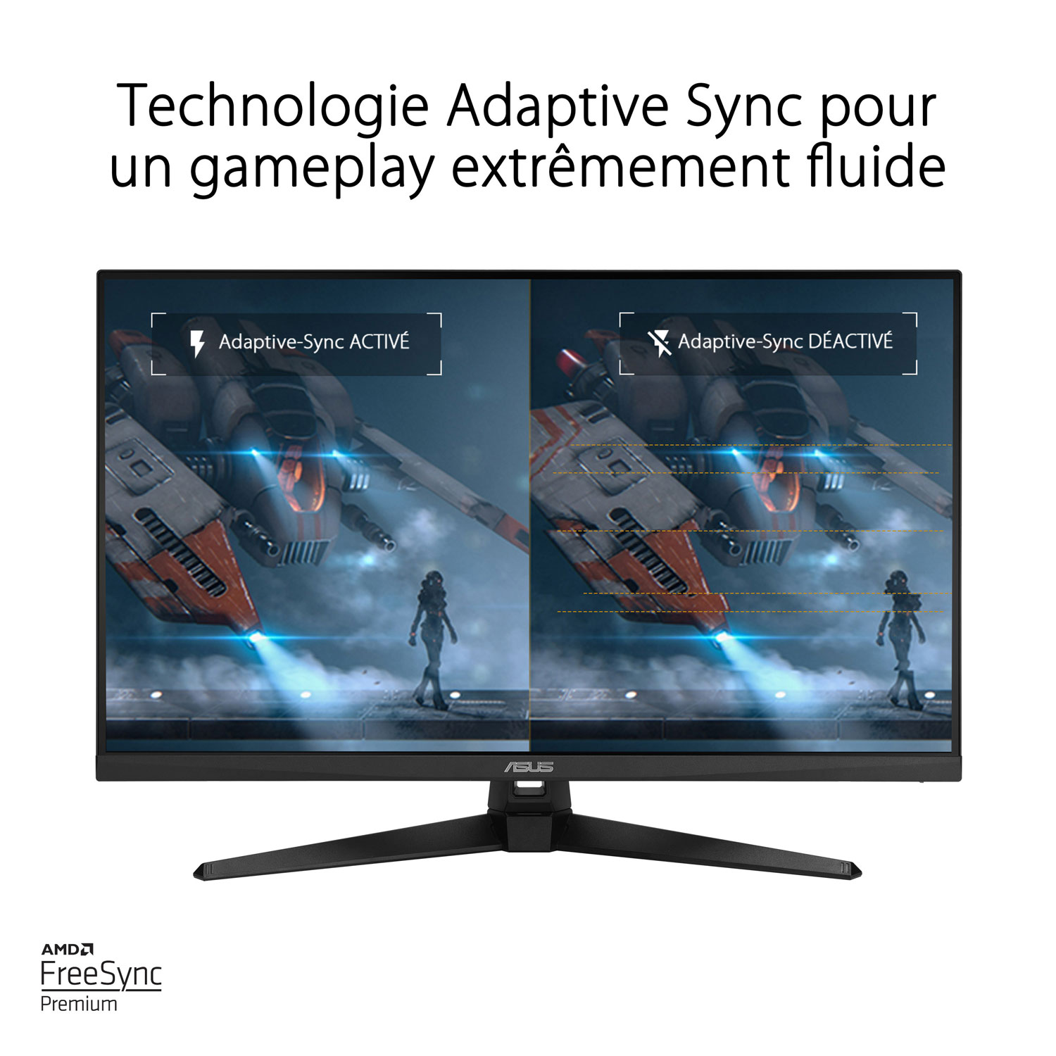 Moniteur de jeu DEL FreeSync VA WQHD 1440p 170 Hz 1 ms 31,5 po TUF d'ASUS