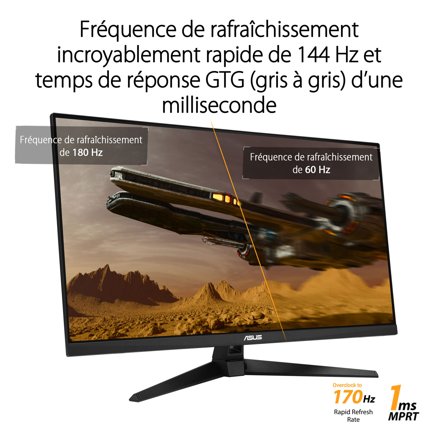Moniteur de jeu DEL FreeSync VA WQHD 1440p 170 Hz 1 ms 31,5 po TUF d'ASUS