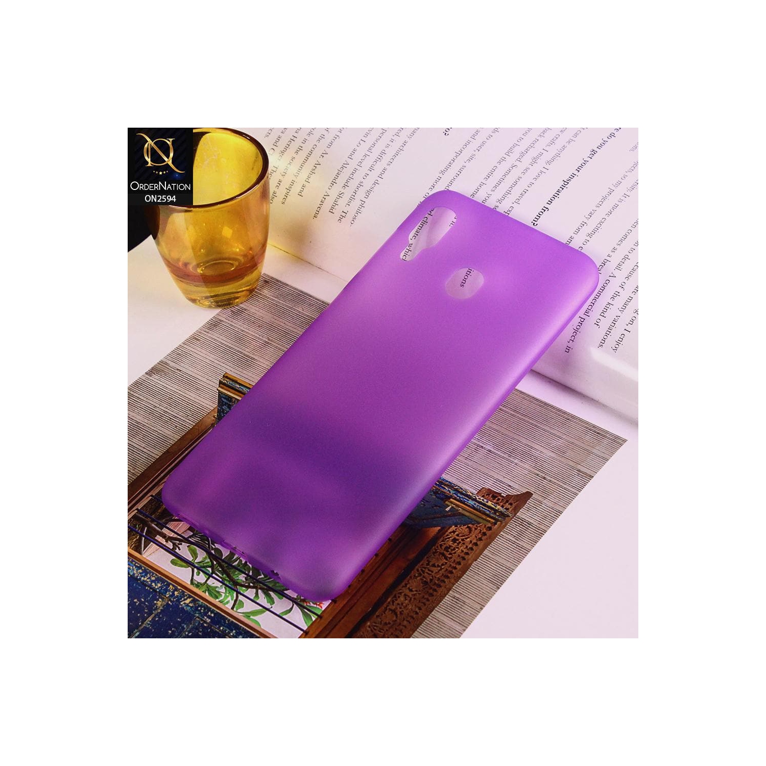 Galaxy A20 A-Cover - Violet